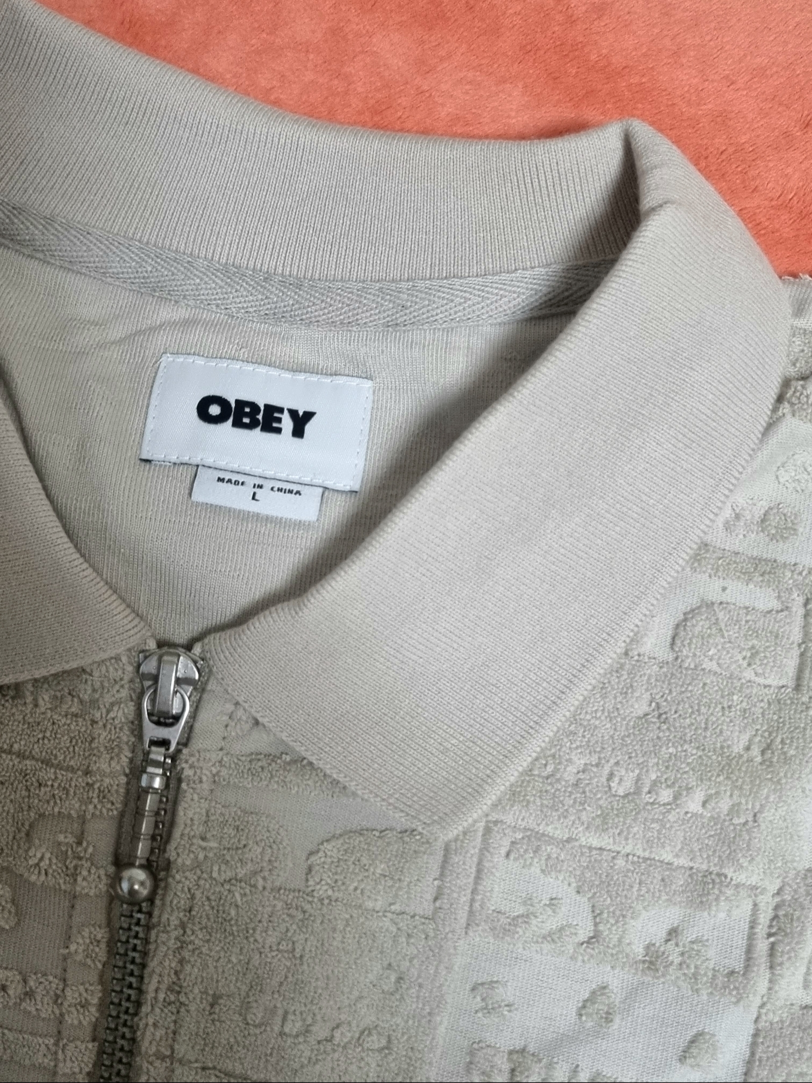 IAB Studio x Obey Carter Terry Polo Silver Grey 착용 스타일