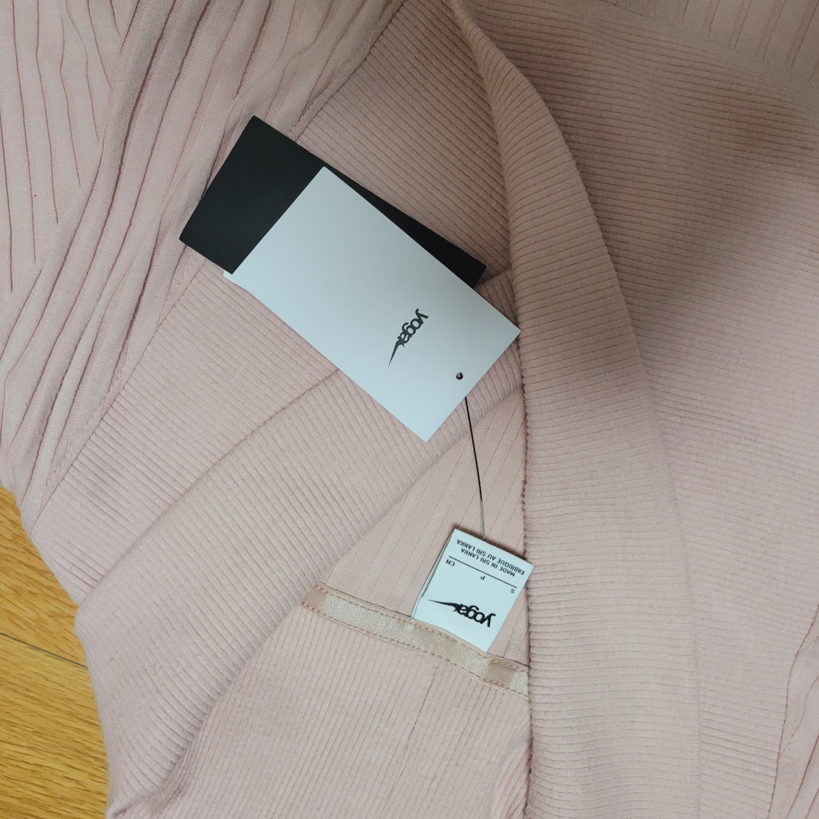 (W) Nike Yoga Luxe Fuzzy Ribbed Long Sleeve Pink Oxford - Asia 착용 스타일 - 3