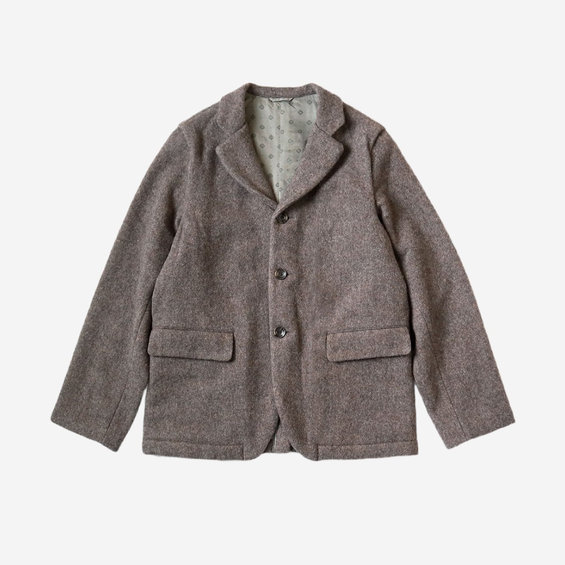 Kapital Full Length Herringbone Wool Hospital Jacket Beige 상세 이미지 1