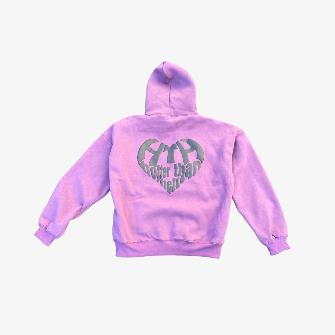 HT1145-3 HTH Heart Logo Hoodie Purple