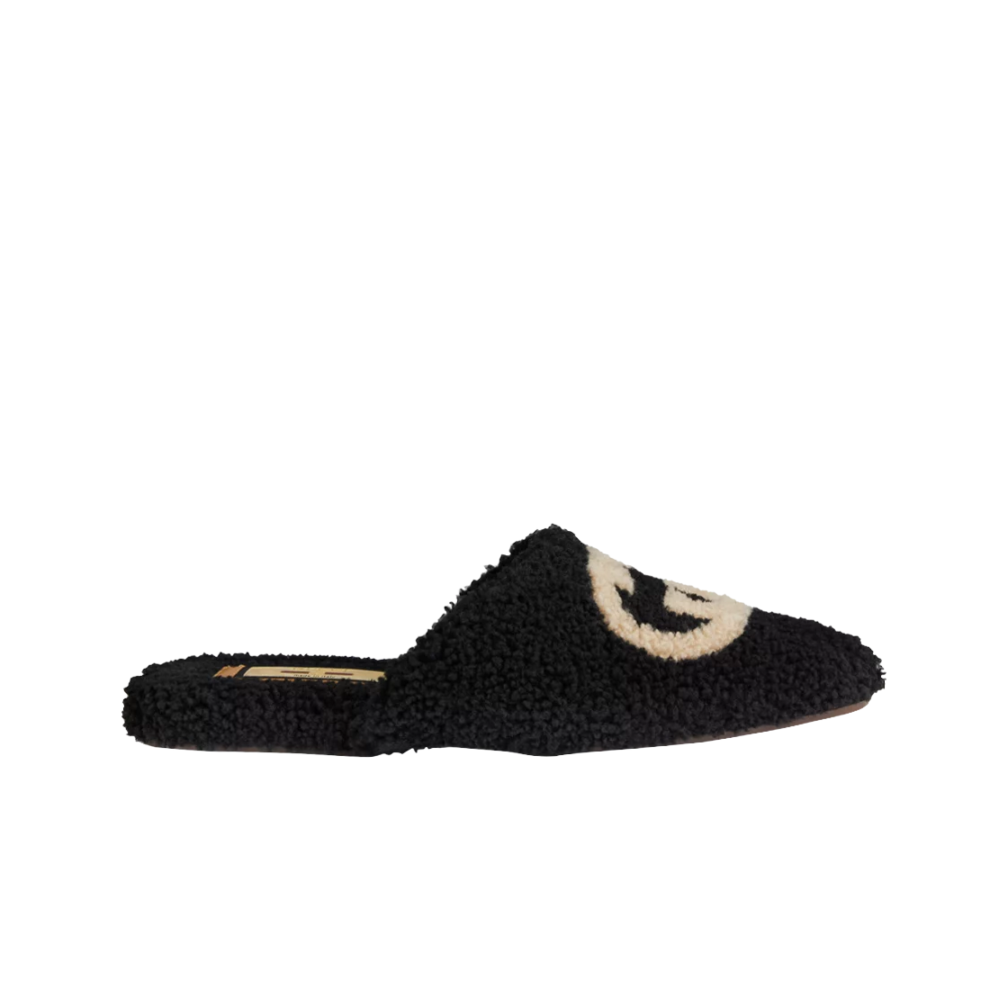 658797-D0L00-1046 (W) Gucci Slipper with interlocking G Black