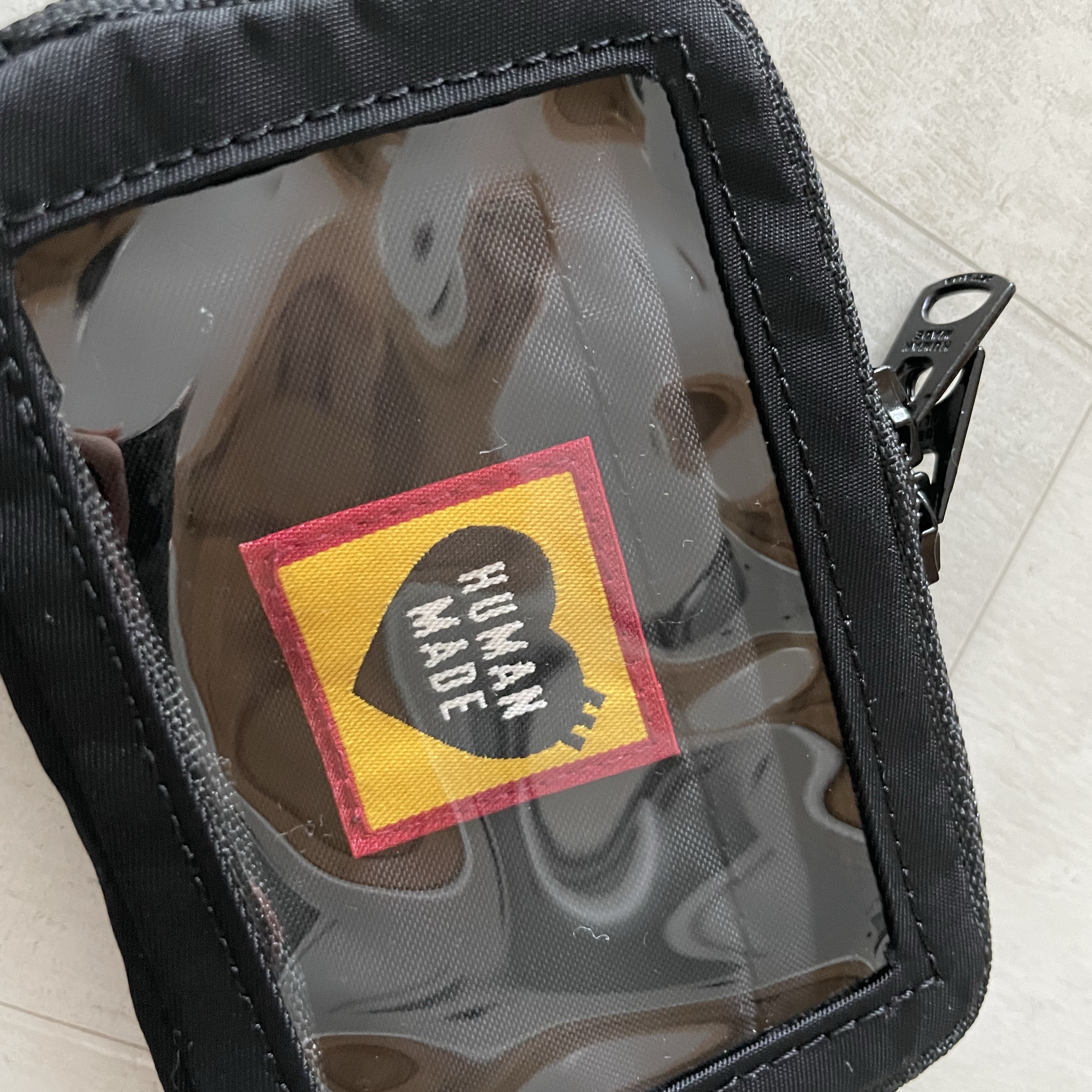 Human Made Military Card Case Black 착용 스타일 - 2