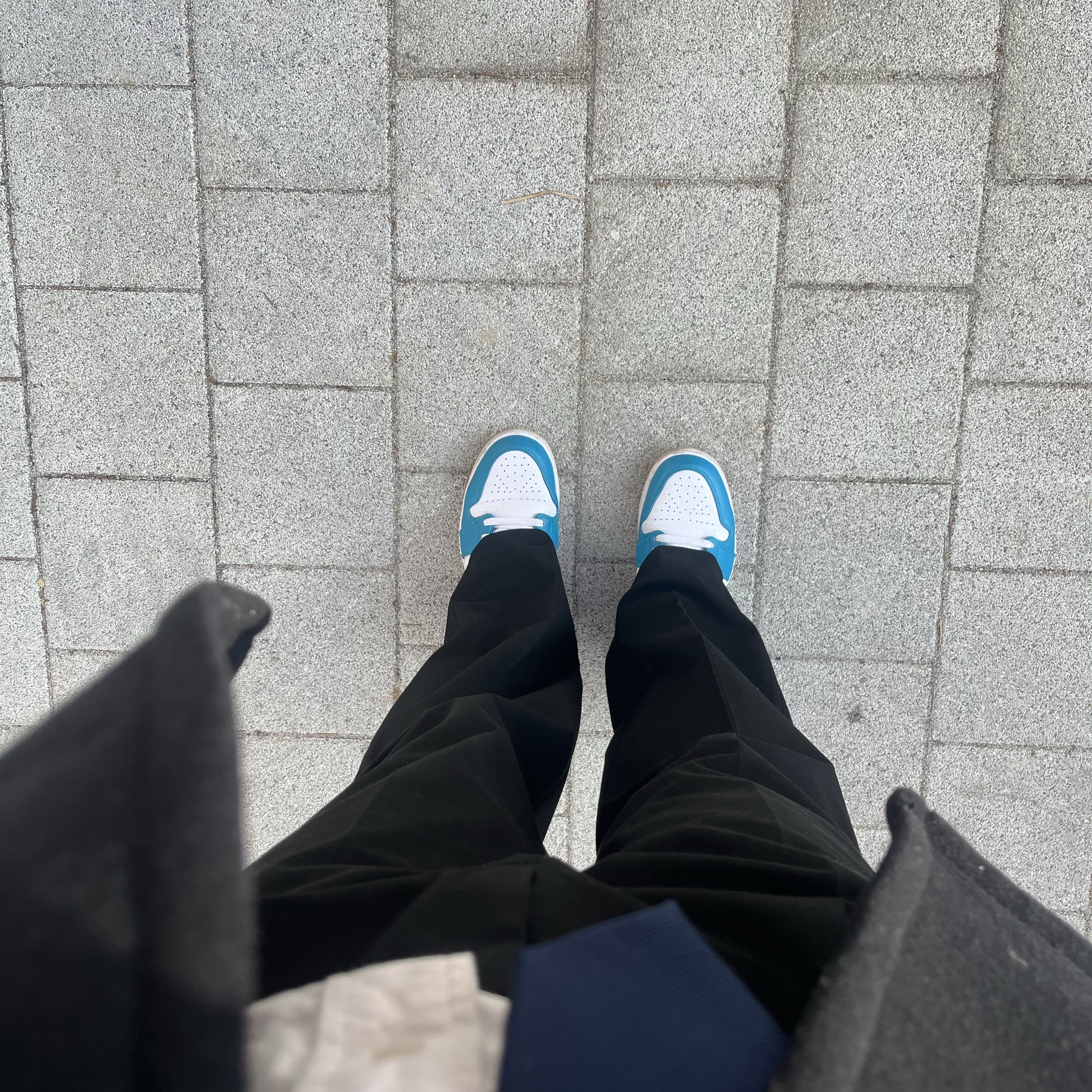 Jordan 1 Mid Aquatone 착용 스타일