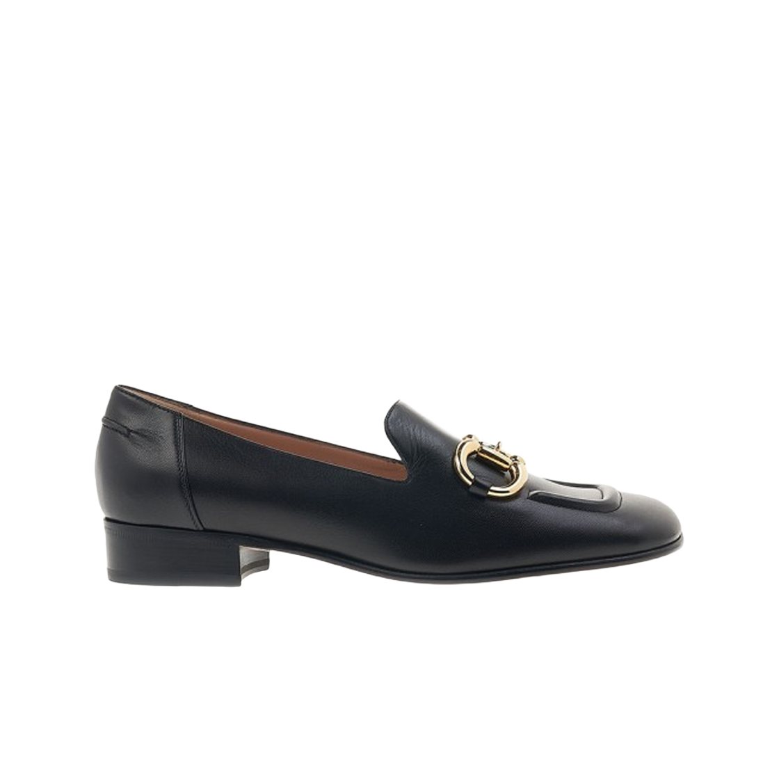700064-C9D00-1000 (W) Gucci Loafer with Horsebit Black Leather