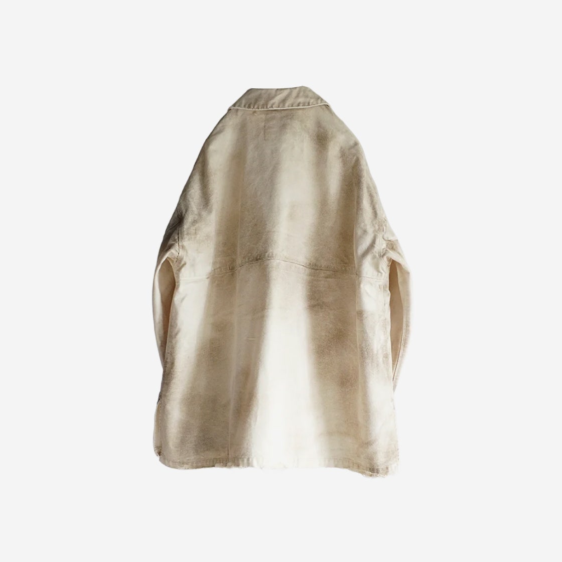 ANCELLM UNEVEN PAINT 不条理 COVERALL BEIGE