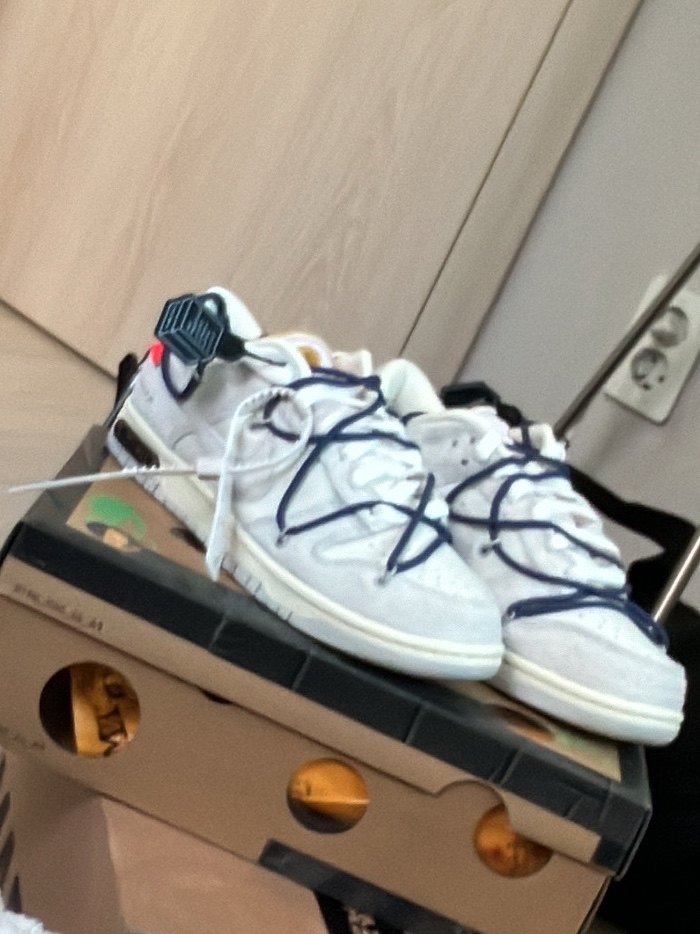 The North Face On Ball Jacket Black, Nike x Off-White Dunk Low The 50 - Lot 18 착용 스타일 - 3