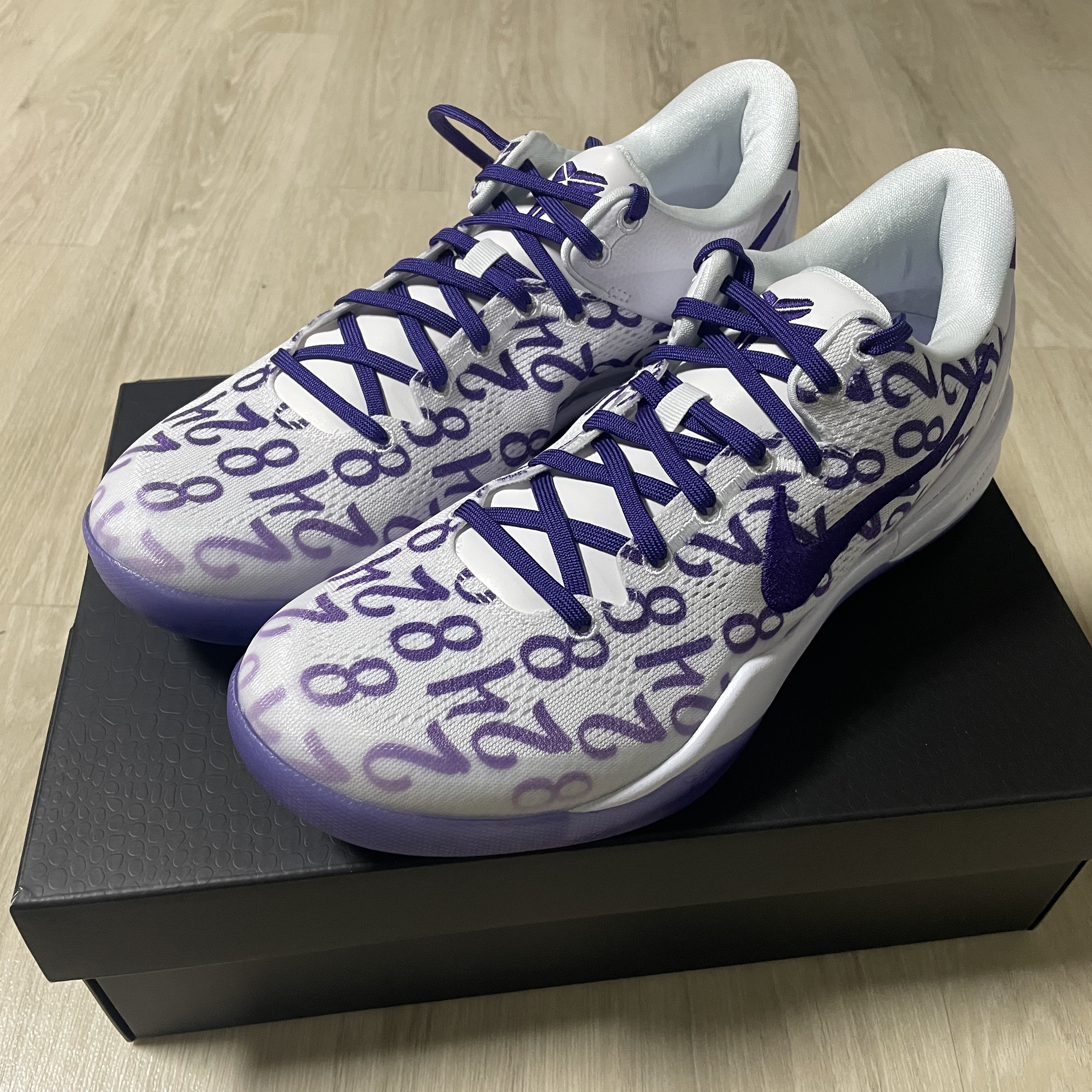 Nike Kobe 8 Protro Court Purple 착용 스타일 - 3