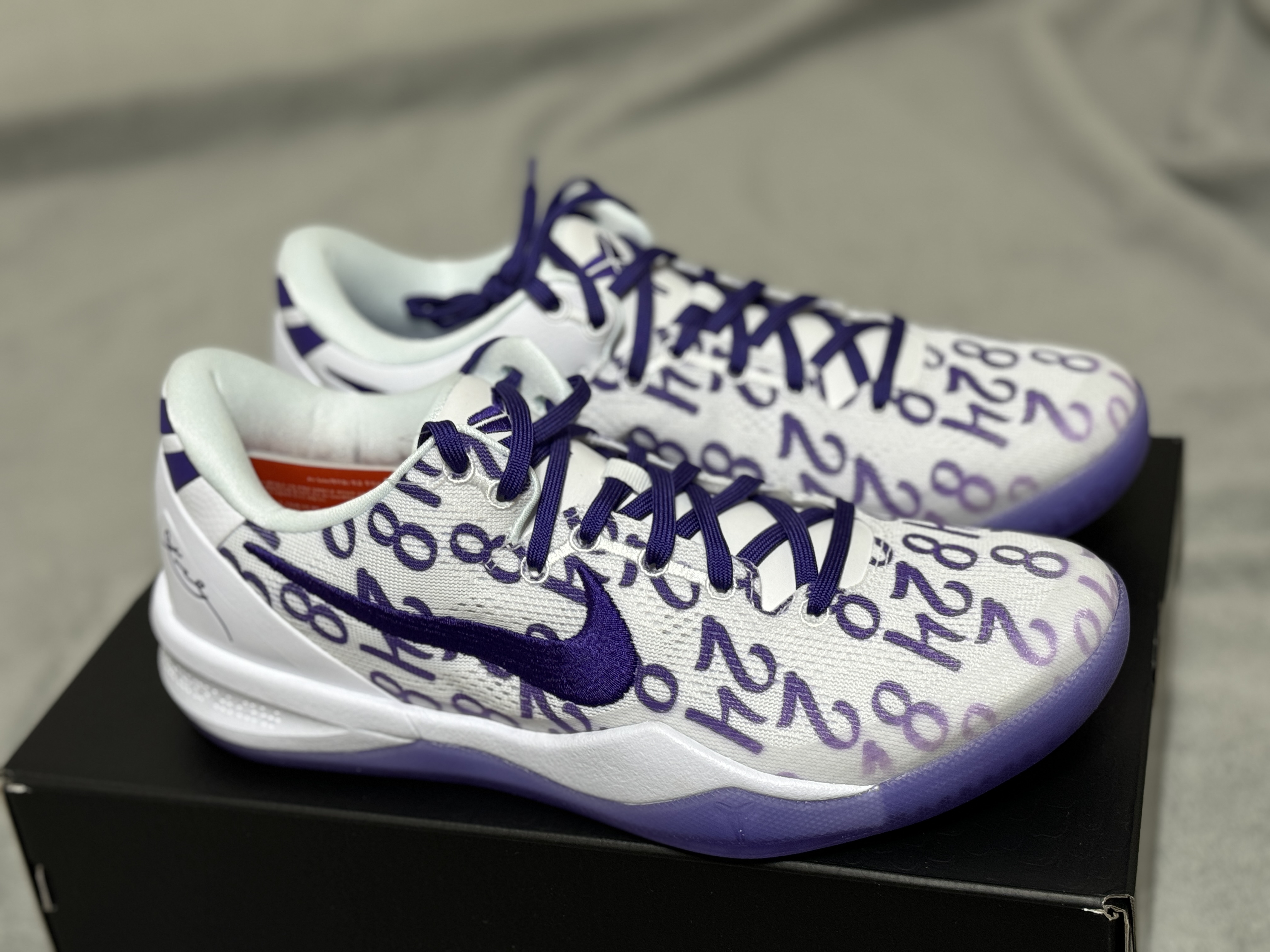 Nike Kobe 8 Protro Court Purple 착용 스타일 - 2