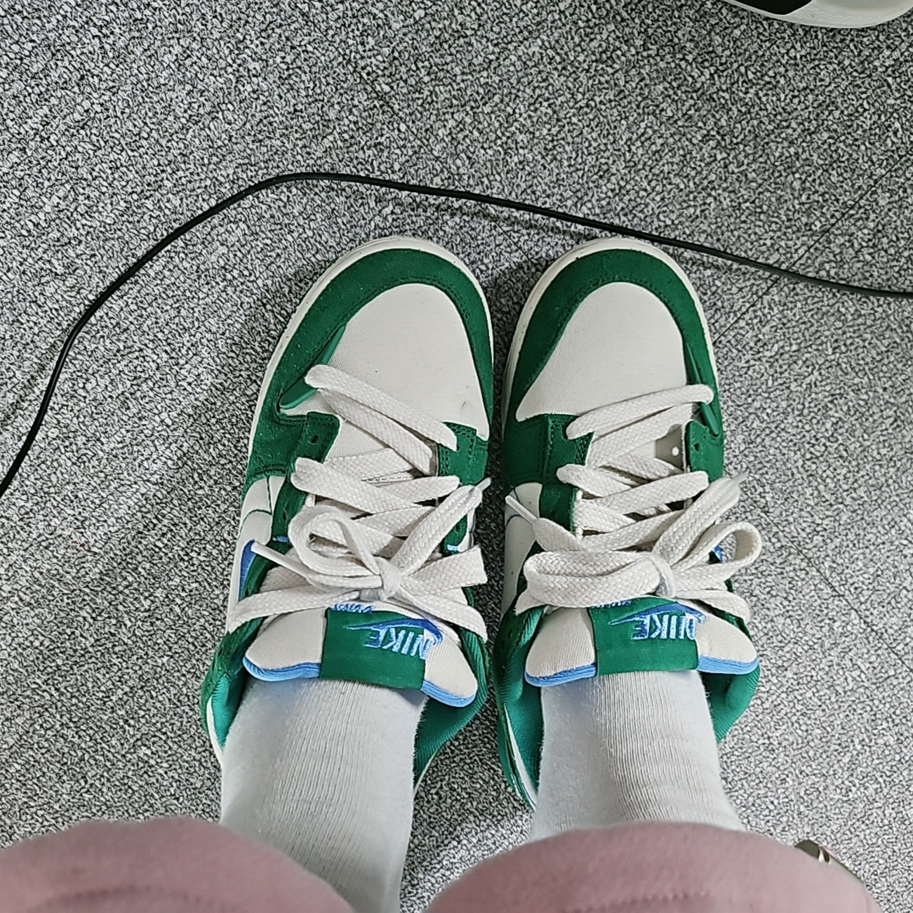 (W) Nike Dunk Low Disrupt 2 Phantom University Blue 착용 스타일