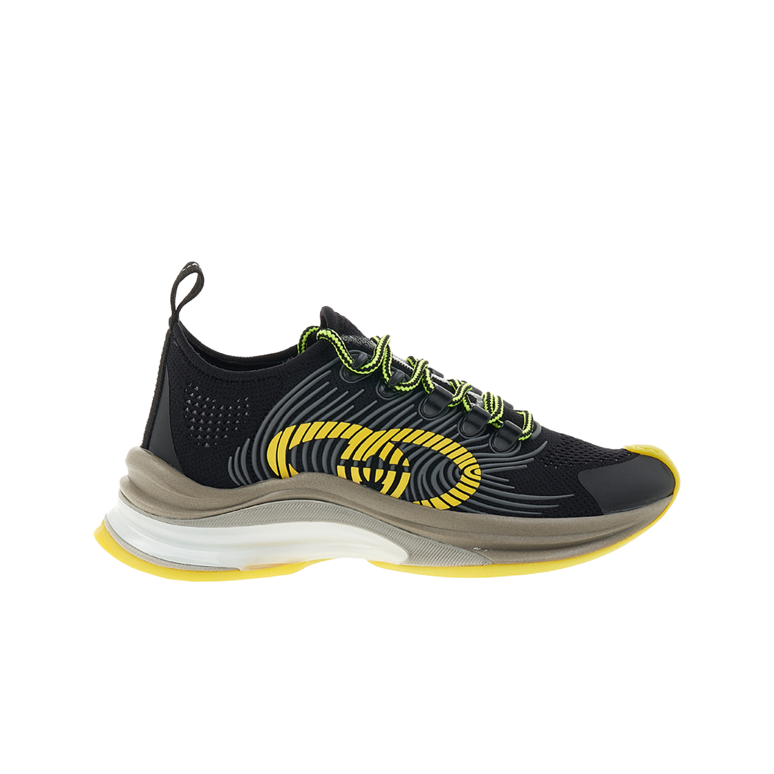 (W) 구찌 런 스니커즈 블랙