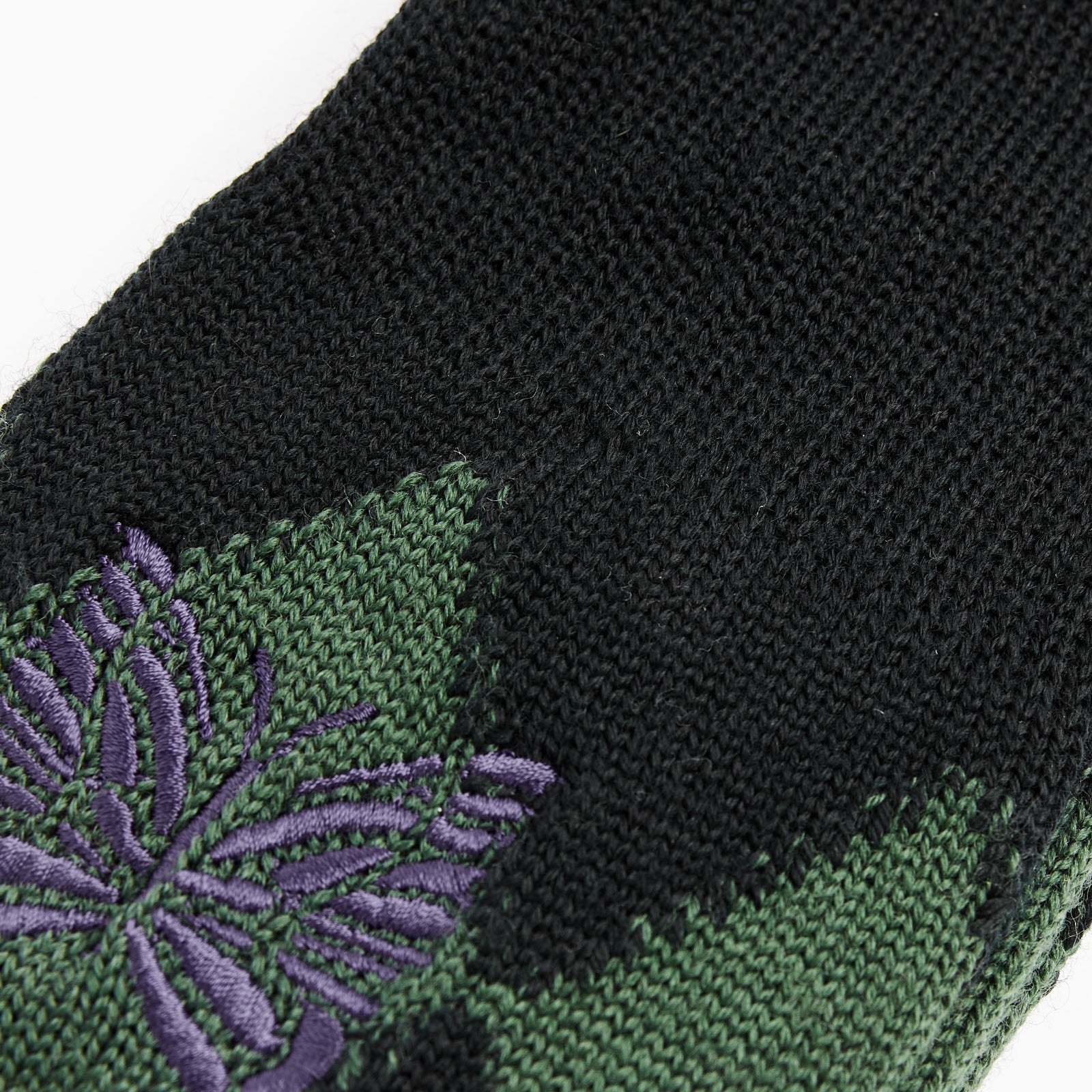 Needles Argyle Jacquard Merino Wool Socks Green 착용 스타일 - 2