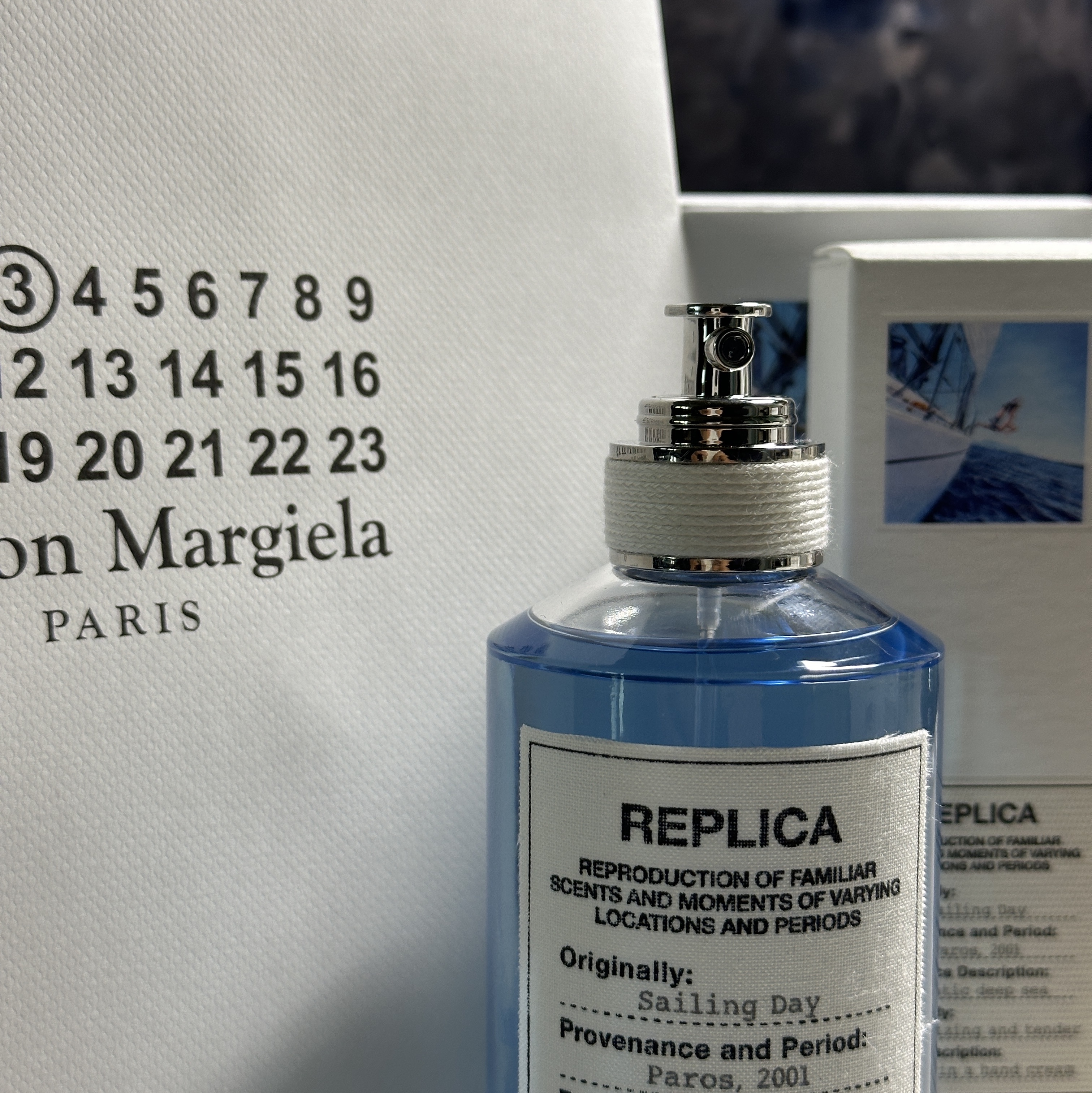 Maison Margiela Replica Sailing Day Eau De Toilette 100ml, Maison Margiela Replica Sailing Day Hand Cream 30ml 착용 스타일