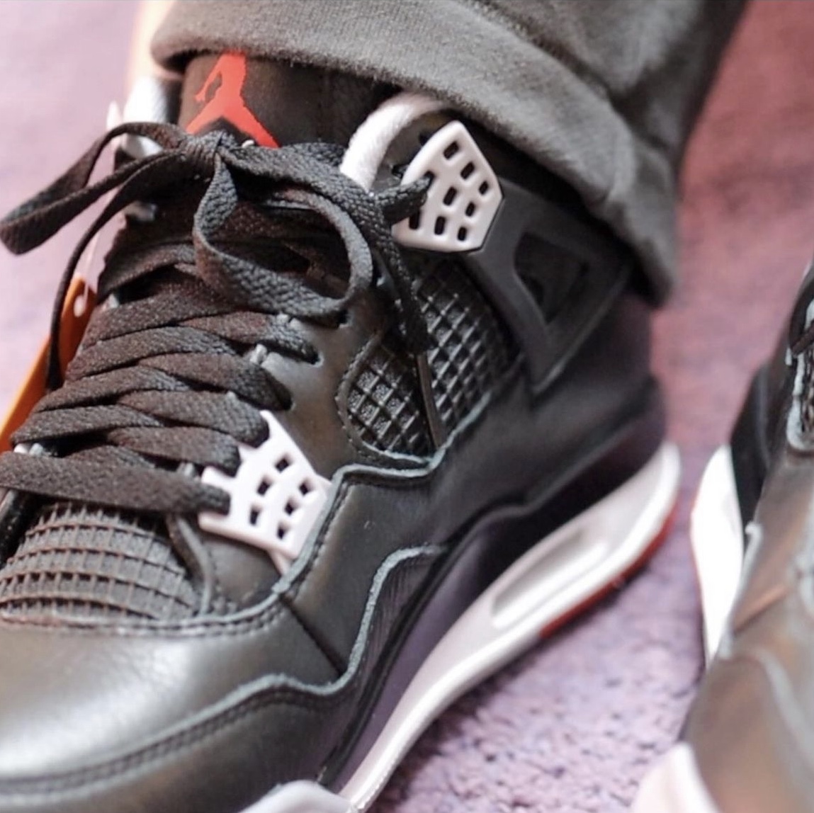 Jordan 4 Retro Bred Reimagined 착용 스타일 - 5