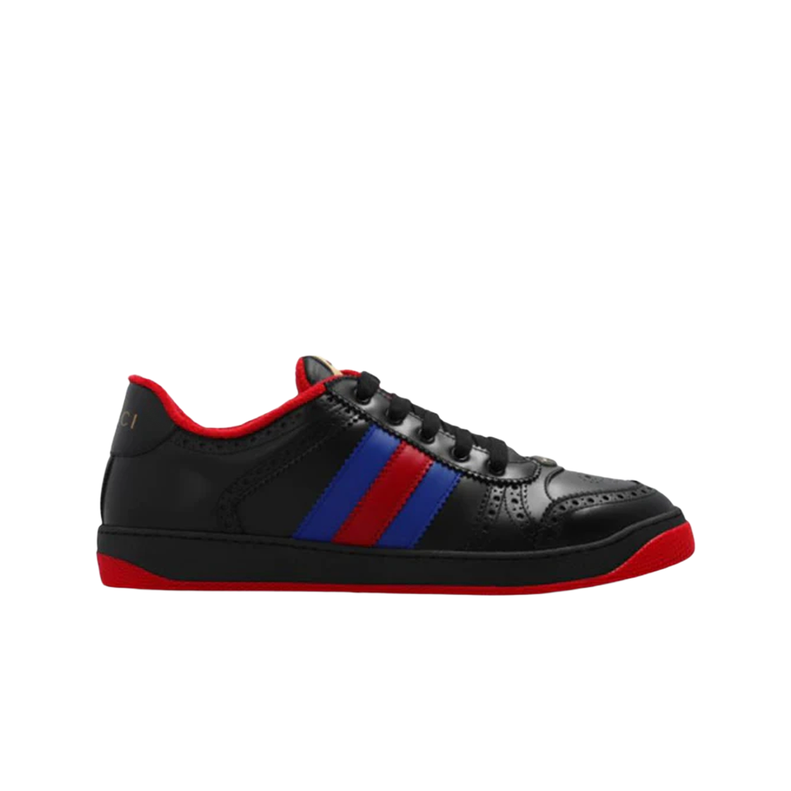 구찌 스크리너 레더 스니커즈 블랙(Gucci Screener Leather Sneakers Black) - 1