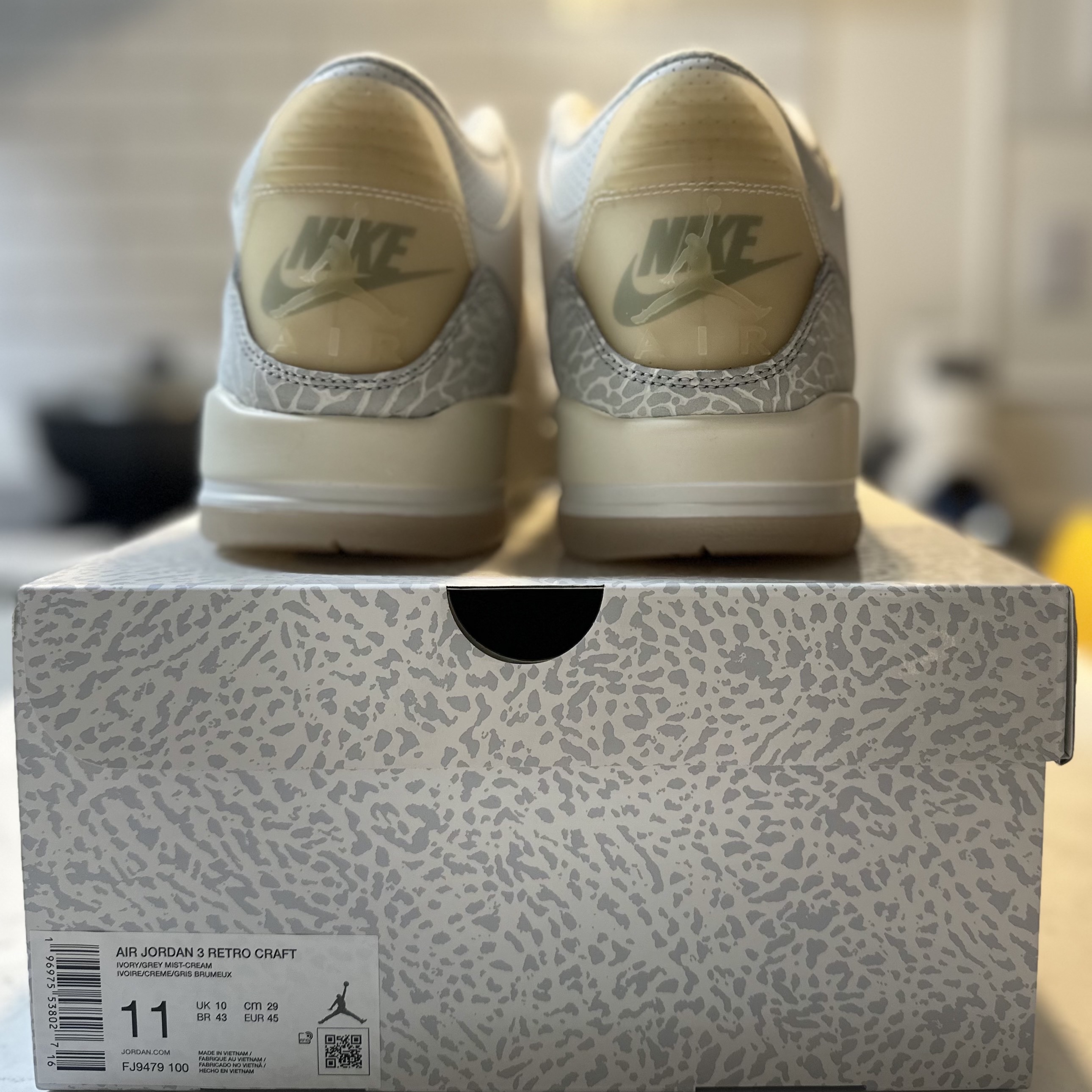 Jordan 3 Retro Craft Ivory 착용 스타일 - 2
