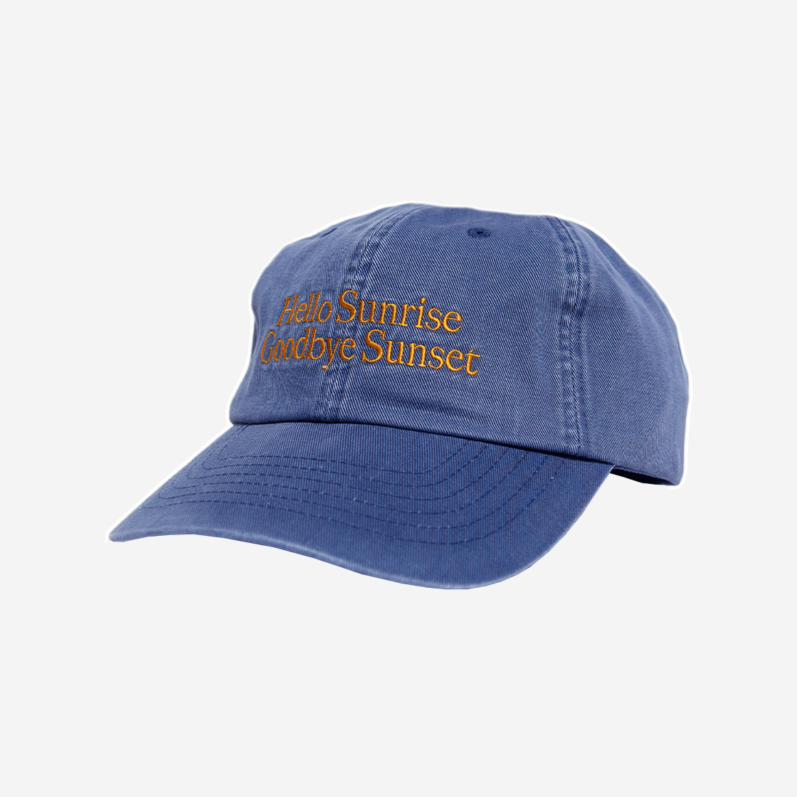 헬로선라이즈 클래식 타이포 로고 볼 캡 오션 블루(Hello Sunrise Classic Typo Logo Ball Cap Ocean Blue) - 2