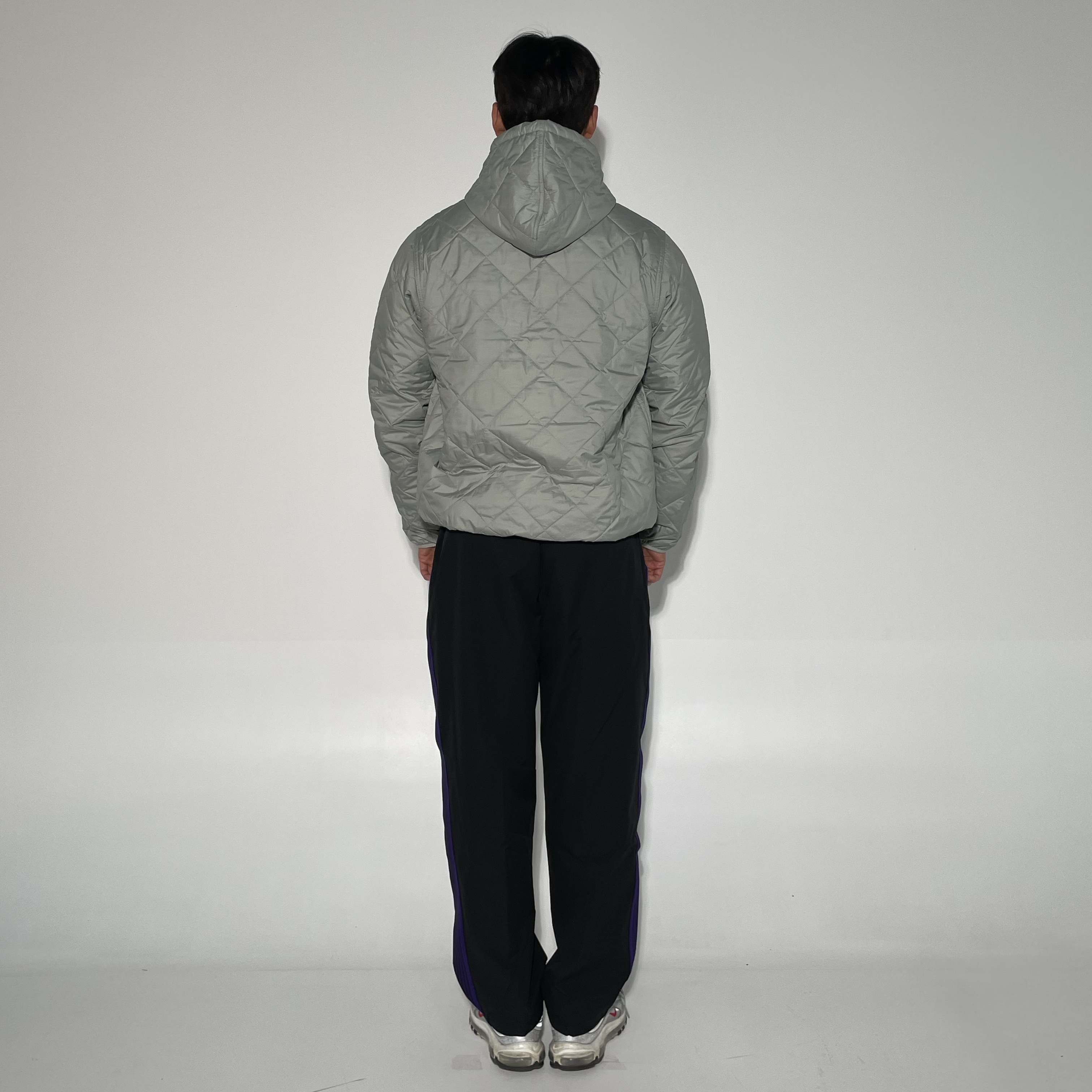 Needles H.D. Track Pants Poly Smooth Ivy Green, Needles x DC Shoes Track Pants Poly Ripstop Ivory 착용 스타일 - 5