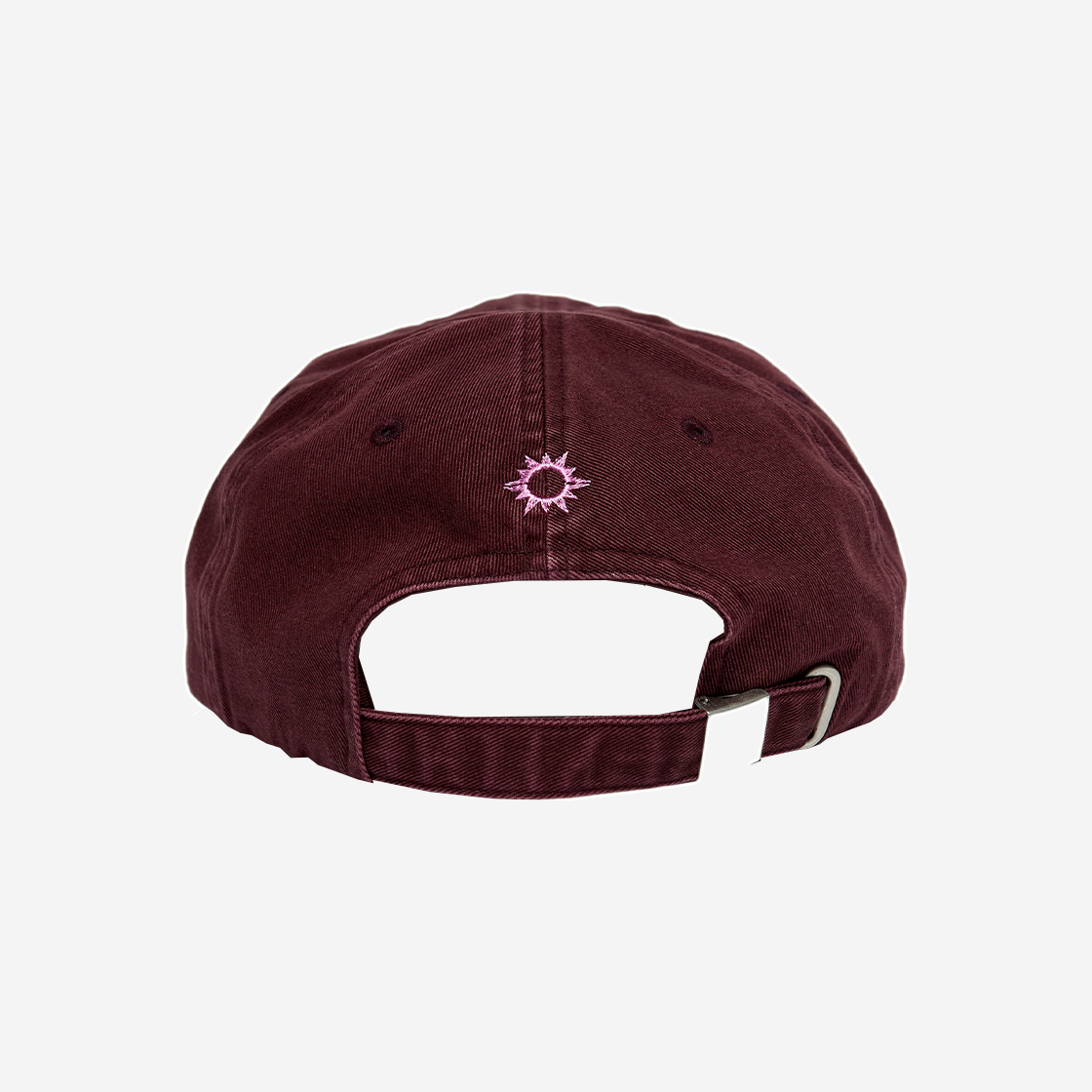 헬로선라이즈 클래식 타이포 로고 볼 캡 버건디(Hello Sunrise Classic Typo Logo Ball Cap Burgundy) - 3