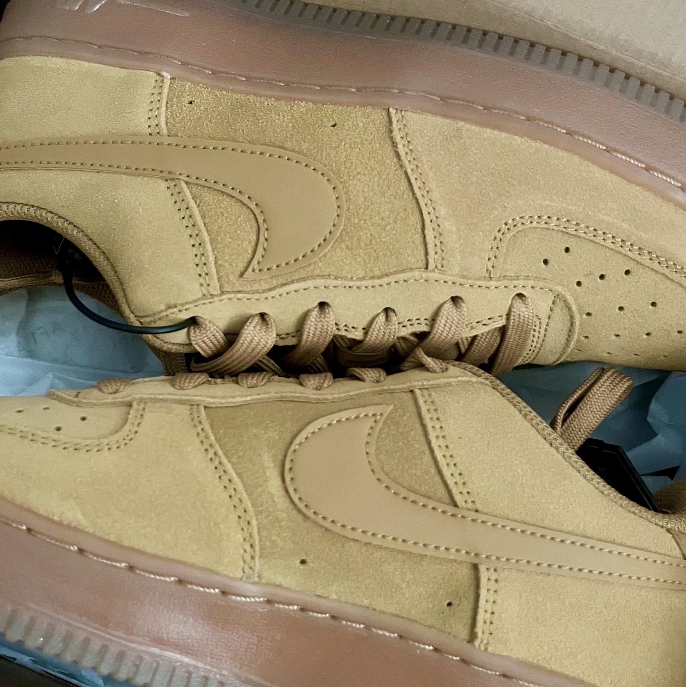 (GS) Nike Air Force 1 LV8 3 Wheat 착용 스타일