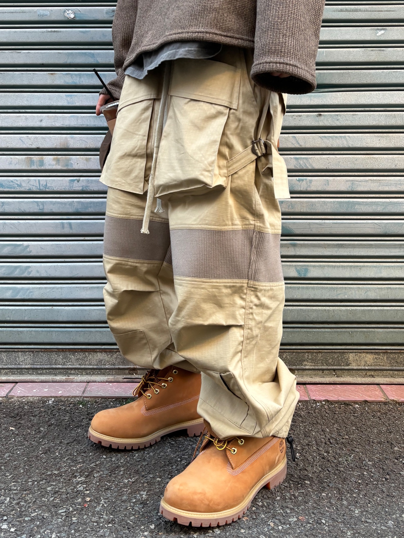 Timberland Premium 6 inch Waterproof Boot Wheat Nubuck - Wide 착용 스타일 - 2