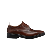 Thom Browne Rubber Sole Classic Longwing Brogue Dark Brown