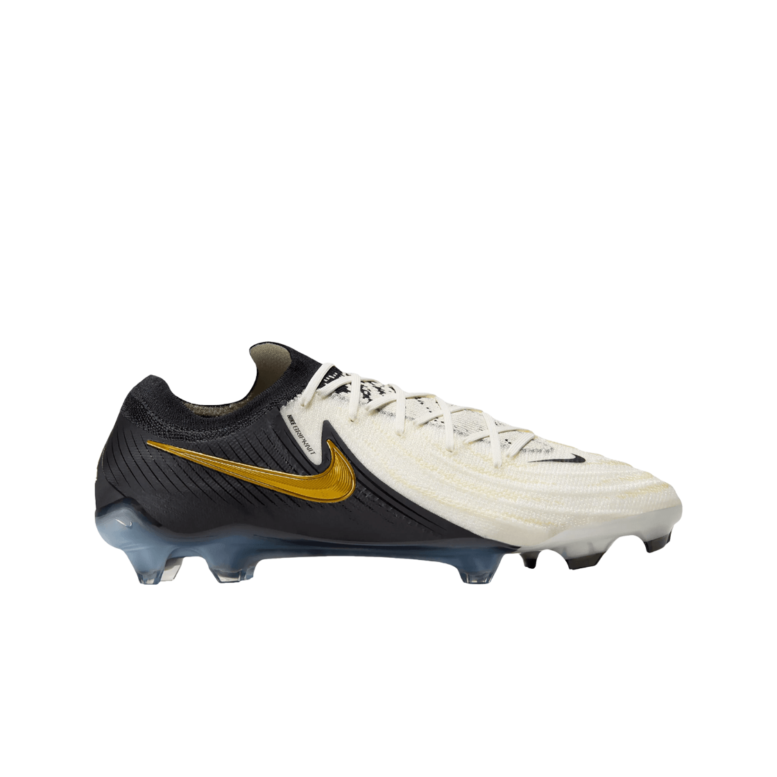 나이키 팬텀 GX 2 엘리트 FG 화이트 메탈릭 골드 코인 블랙(Nike Phantom GX 2 Elite FG White Metallic Gold Coin Black)