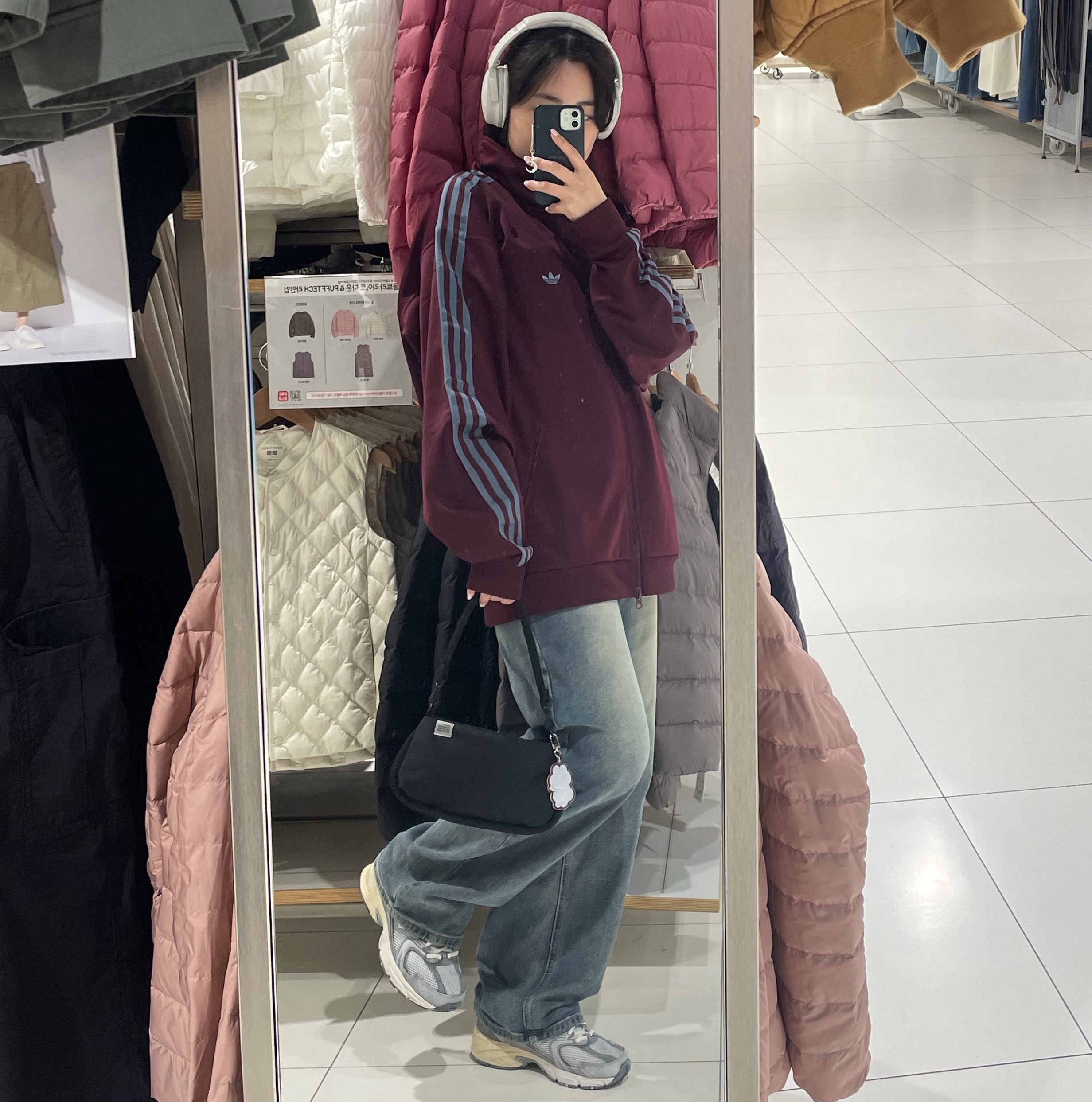 Adidas Originals Beckenbauer Track Jacket Maroon - KR Sizing, New Balance 530 Premium Vintage Grey Matter 착용 스타일