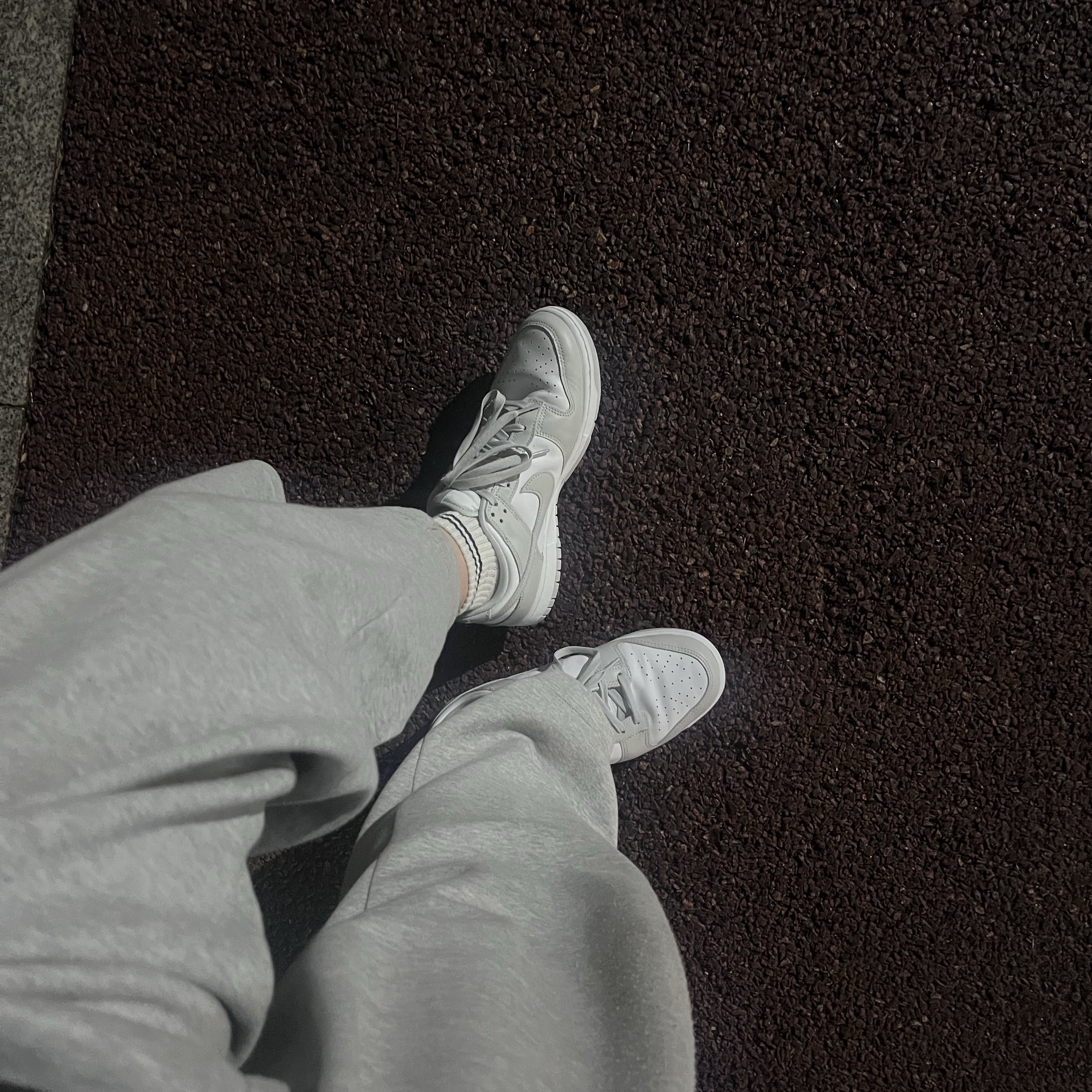 Nike Dunk Low Retro Grey Fog 착용 스타일