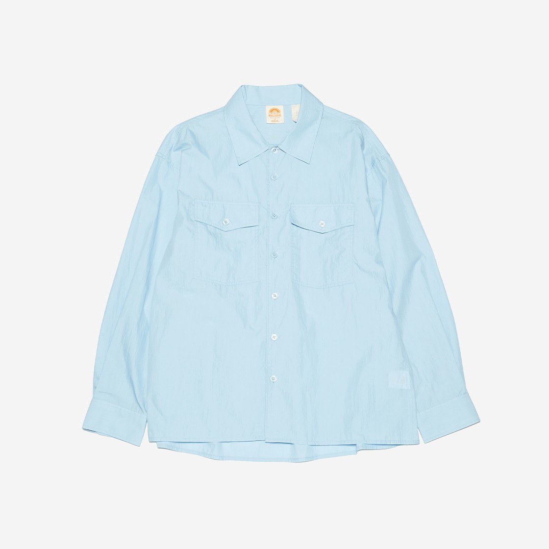 Hello Sunrise Safari Shirt Jacket Sky Blue 상세 이미지 1