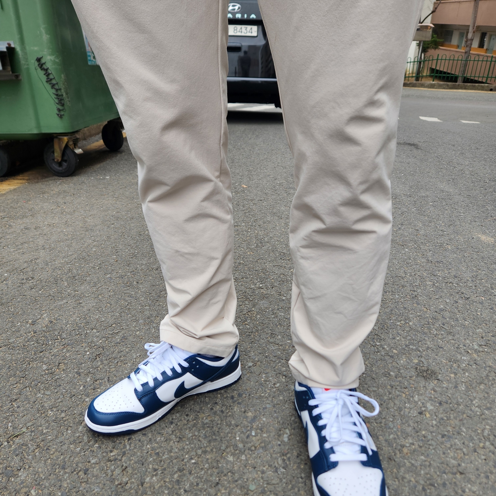 Nike Dunk Low Retro Valerian Blue 착용 스타일