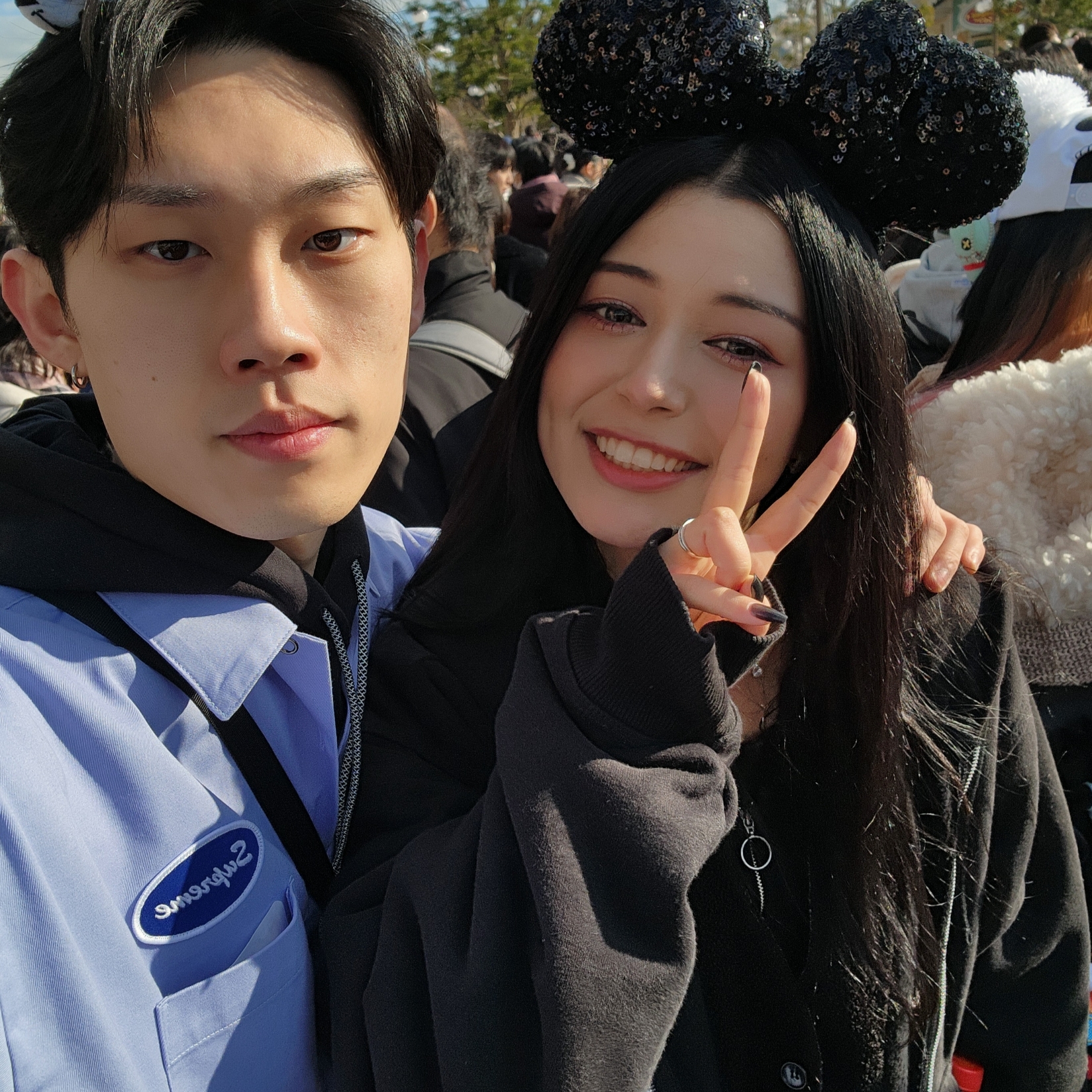 Supreme x Fox Racing Jersey Navy - 23FW, Supreme x Fox Racing Jersey White - 23FW 착용 스타일 - 2