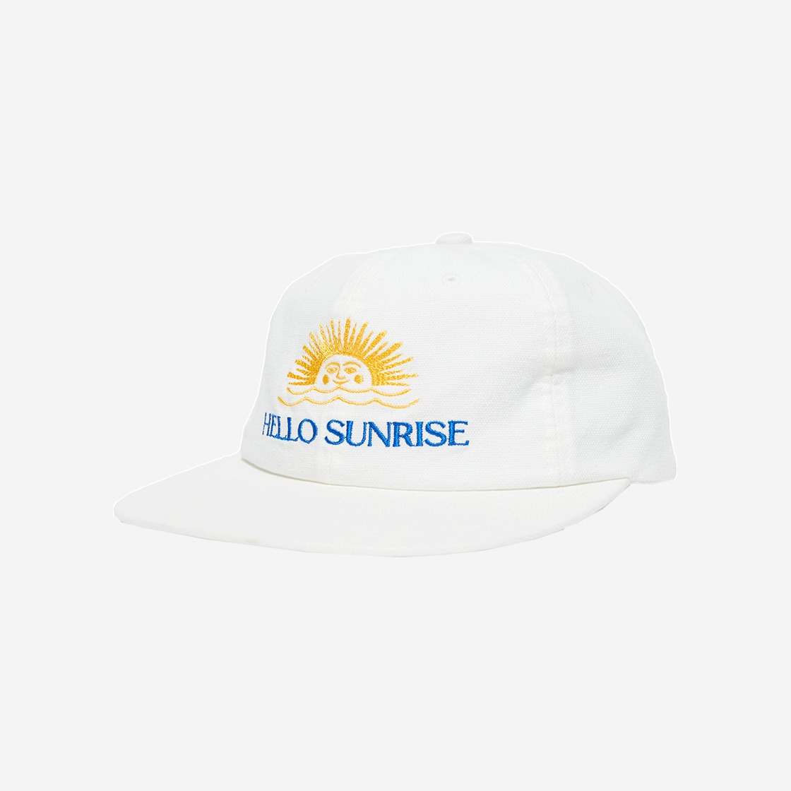 헬로선라이즈 워시드 투톤 로고 6패널 캡 오프 화이트(Hello Sunrise Washed Two Tone Logo 6Panel Cap Off White) - 2