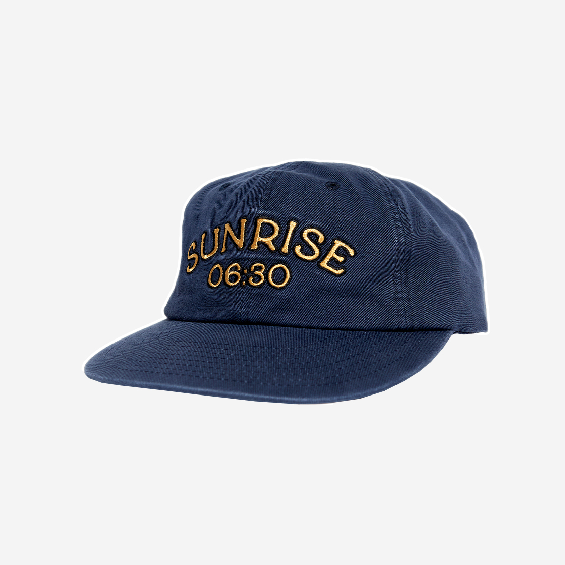 헬로선라이즈 워시드 선라이즈 타임 6패널 캡 네이비(Hello Sunrise Washed Sunrise Time 6Panel Cap Navy) - 2