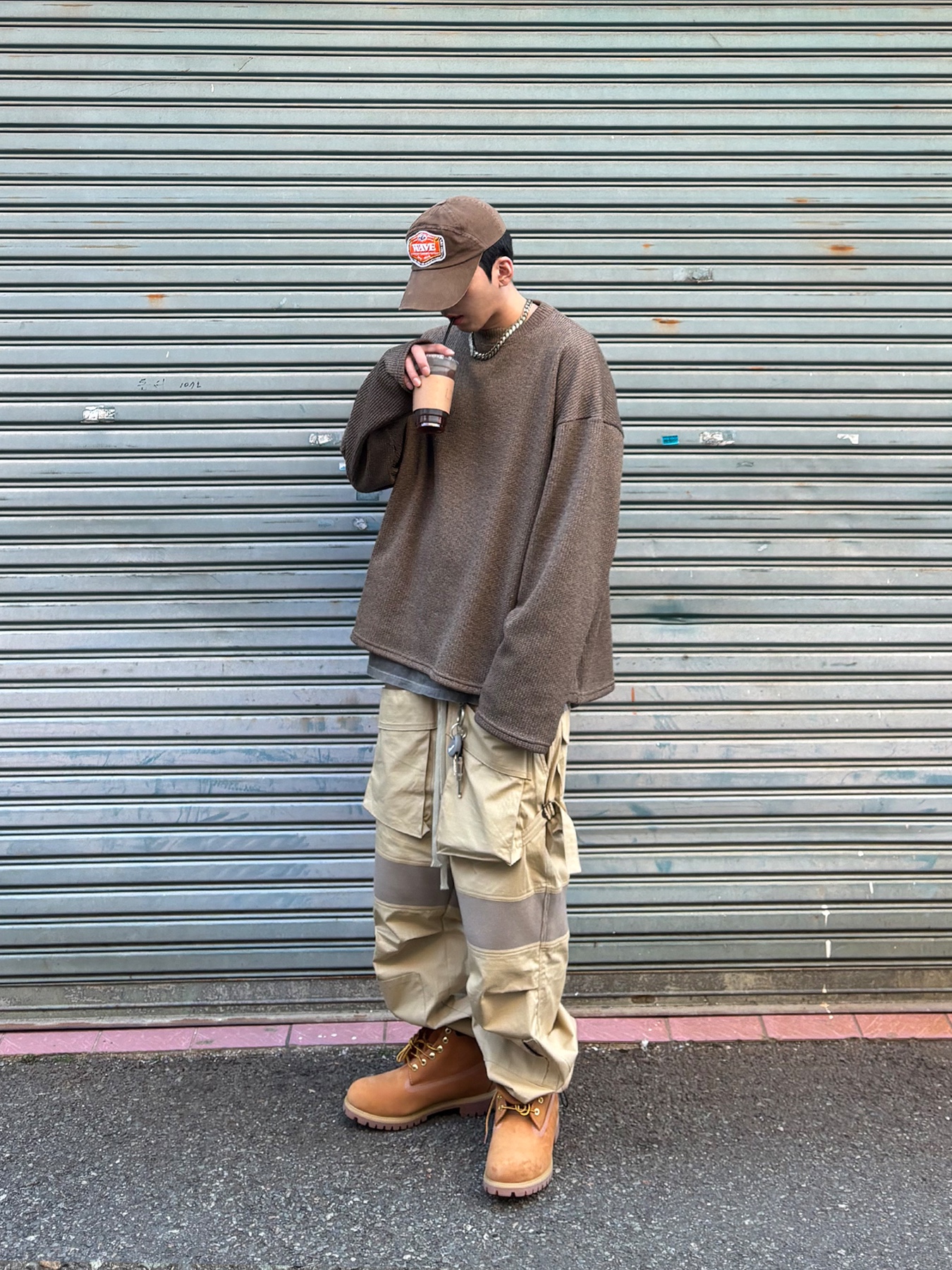 Timberland Premium 6 inch Waterproof Boot Wheat Nubuck - Wide 착용 스타일 - 1