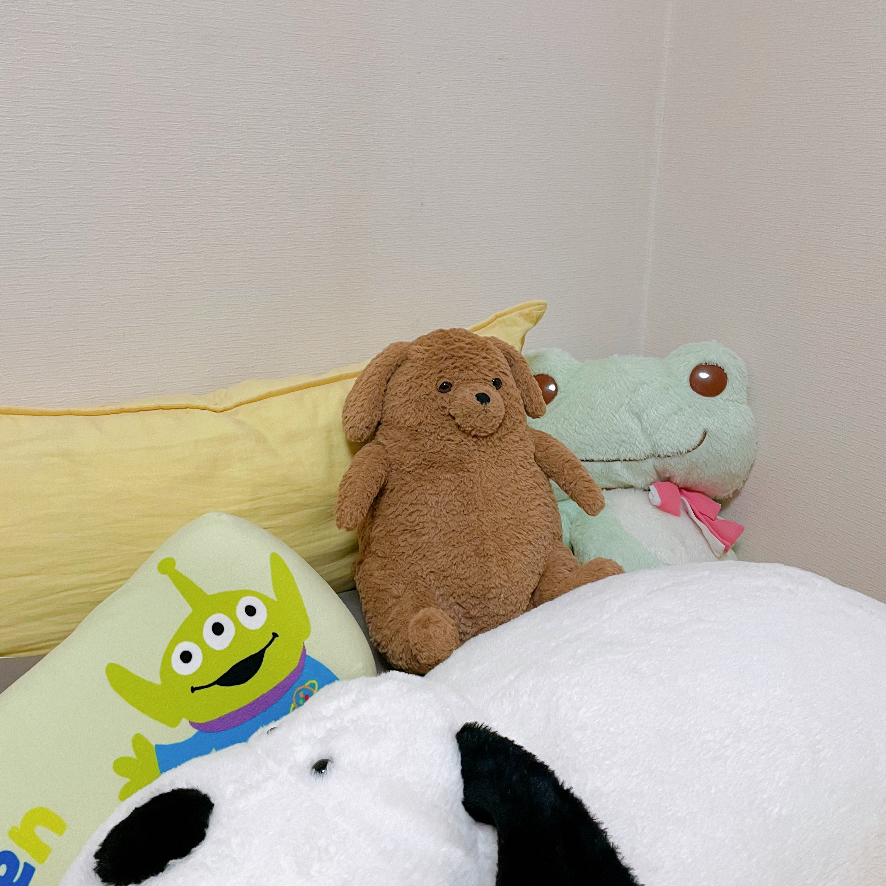 Jellycat Amore Dog Brown 착용 스타일 - 7