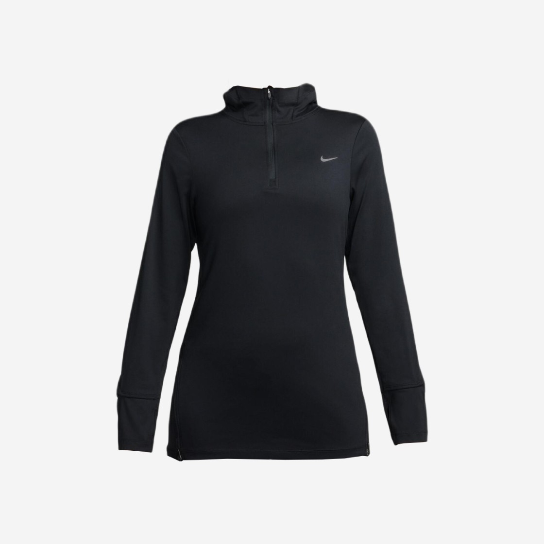 (W) Nike Dri-Fit Swift UV Hooded Running Jacket Black - Asia 상세 이미지 1