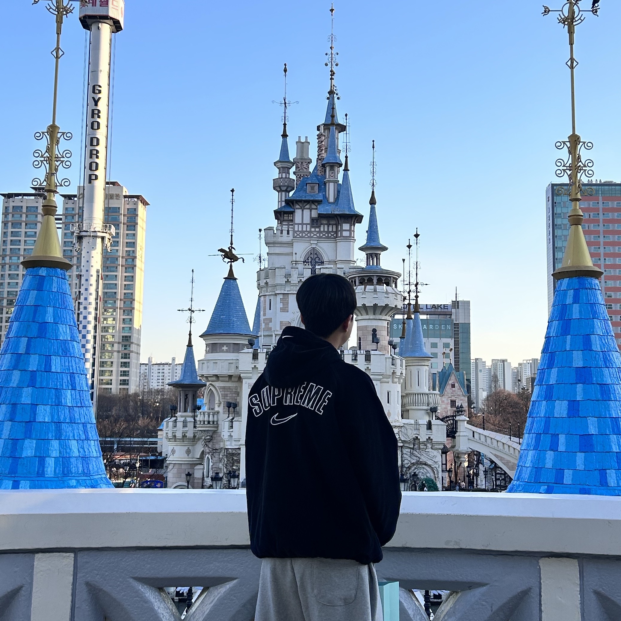 Supreme x Nike Arc Corduroy Hooded Jacket Black - 22SS 착용 스타일