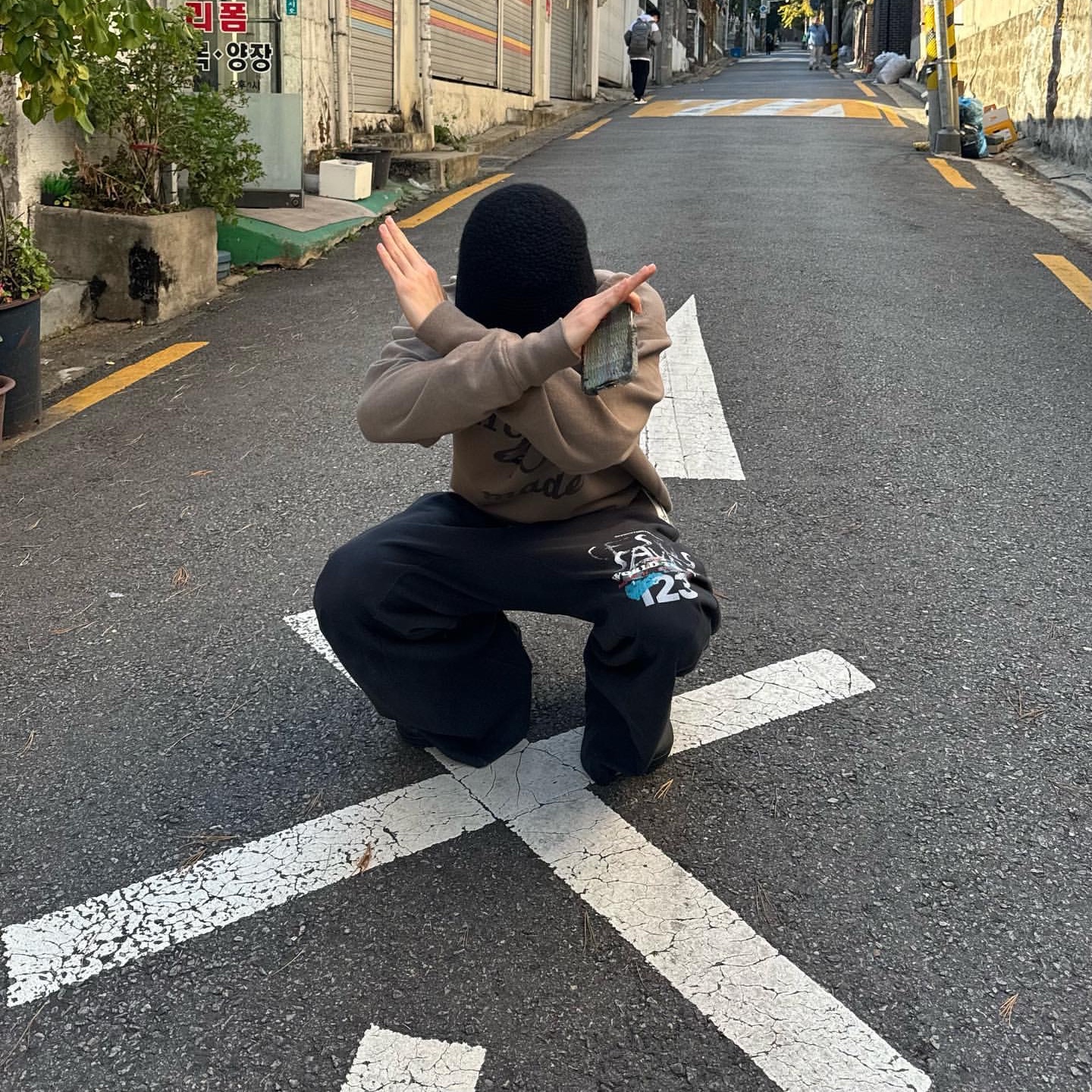 Human Made Tsuriami Sweatshirt Green 착용 스타일 - 9