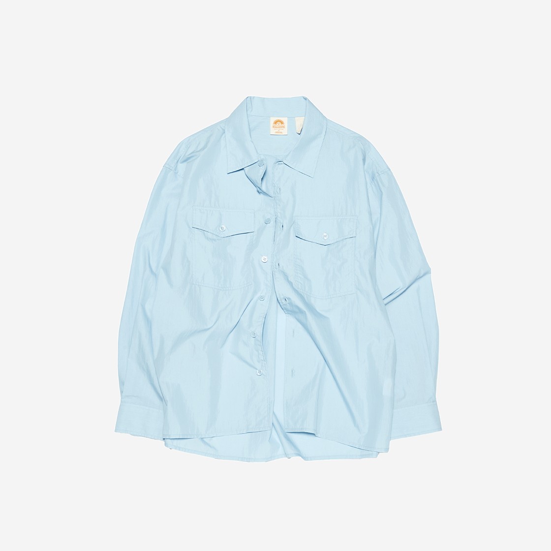 Hello Sunrise Safari Shirt Jacket Sky Blue 상세 이미지 2