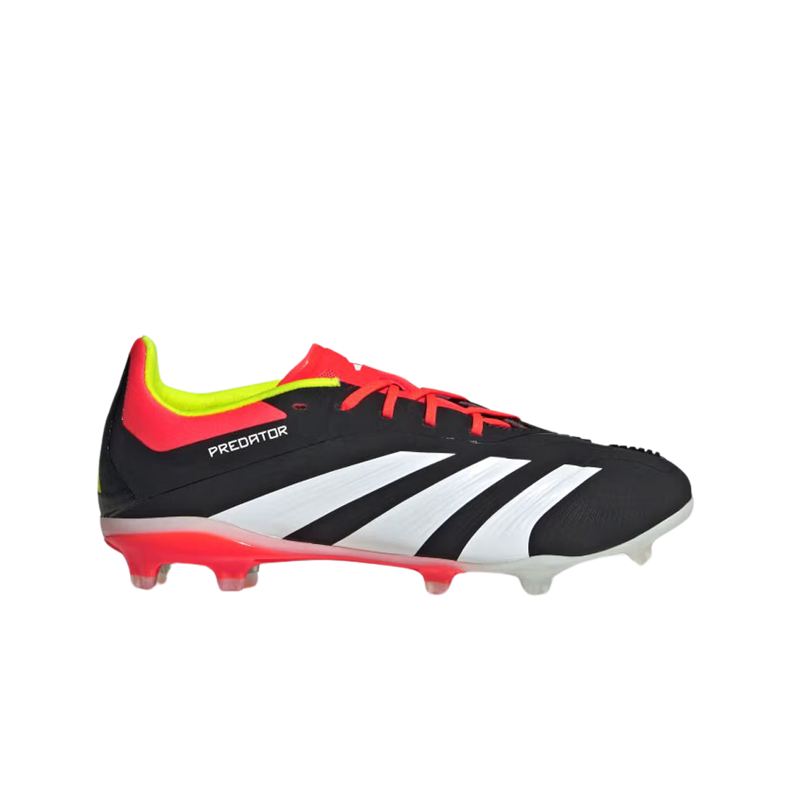 (J) 아디다스 프레데터 24 엘리트 FG 코어 블랙 클라우드 화이트 솔라 레드((J) Adidas Predator 24 Elite FG Core Black Cloud White Solar Red) - 1