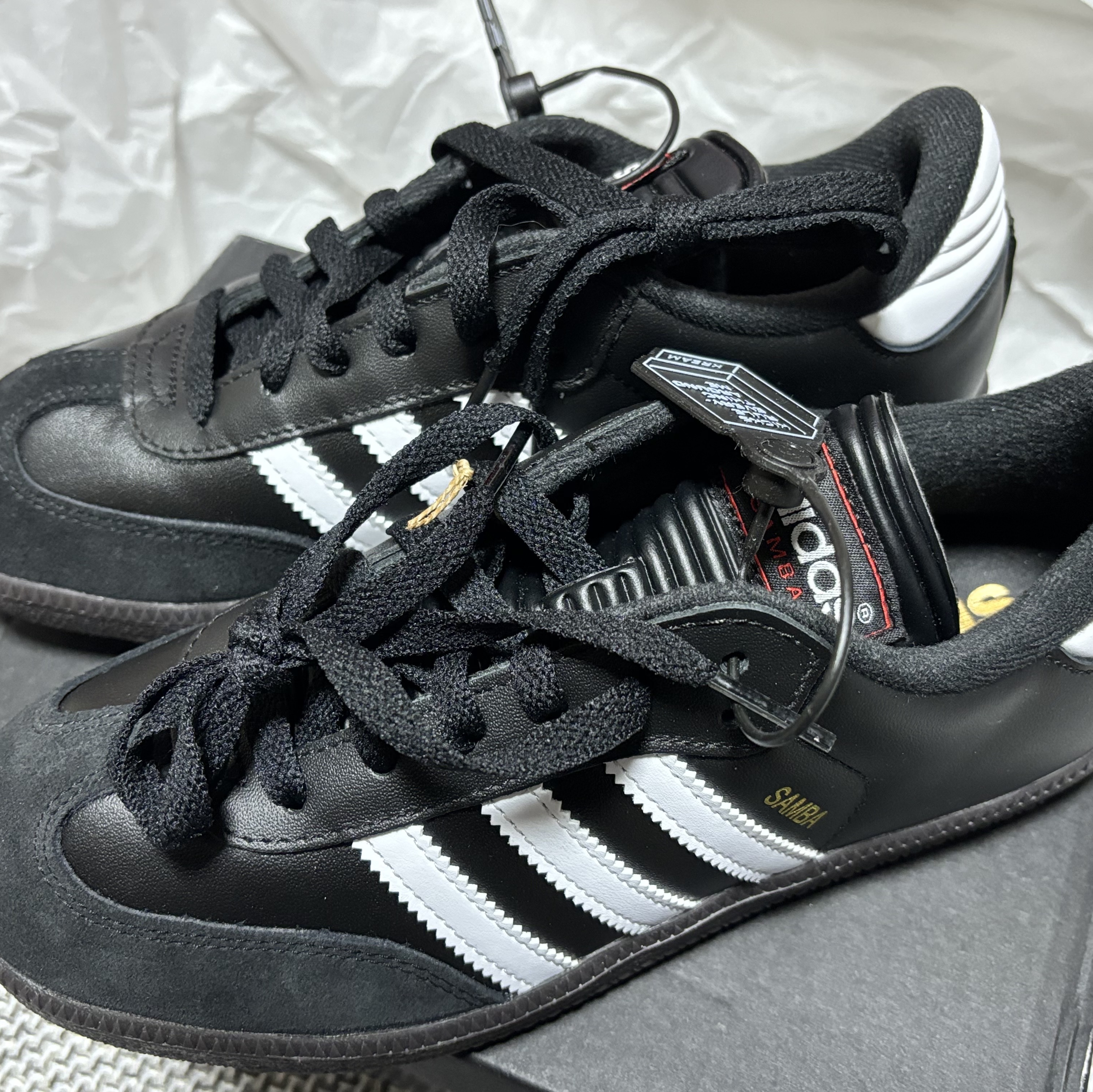 (J) Adidas Samba Classic Core Black 착용 스타일