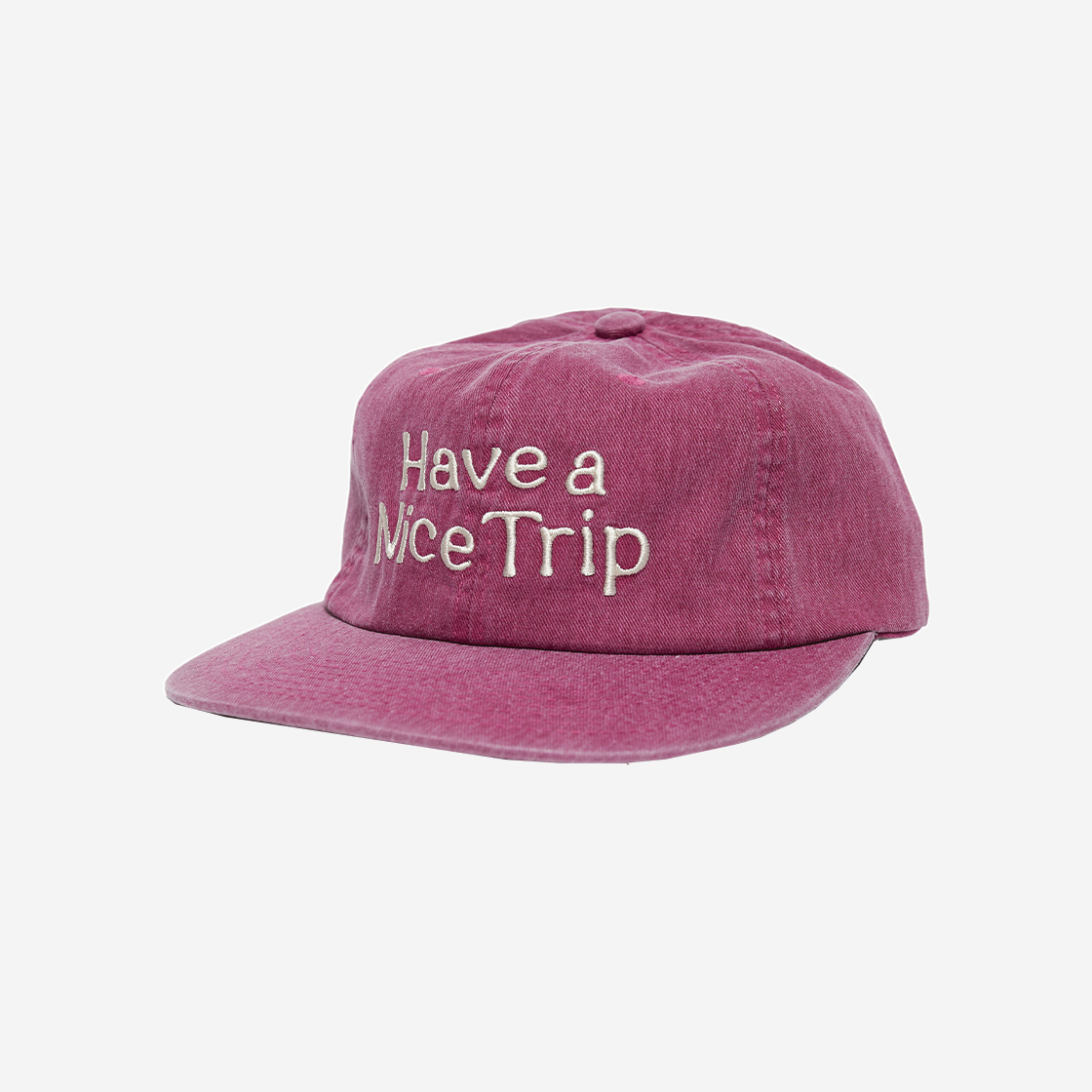 헬로선라이즈 해브 어 나이스 트립 로고 6패널 캡 버건디(Hello Sunrise Have a Nice Trip Logo 6Panel Cap Burgundy) - 2