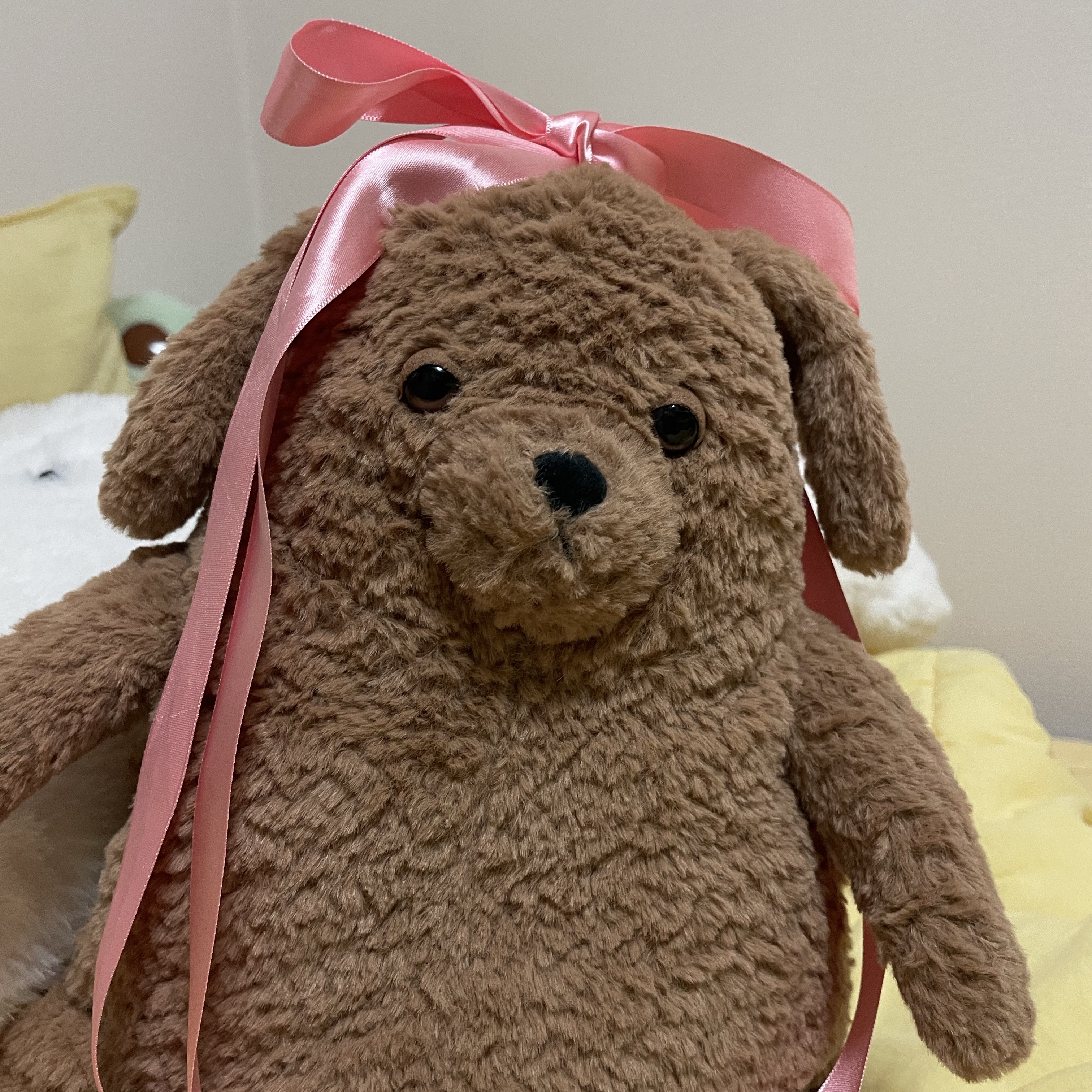 Jellycat Amore Dog Brown 착용 스타일 - 2