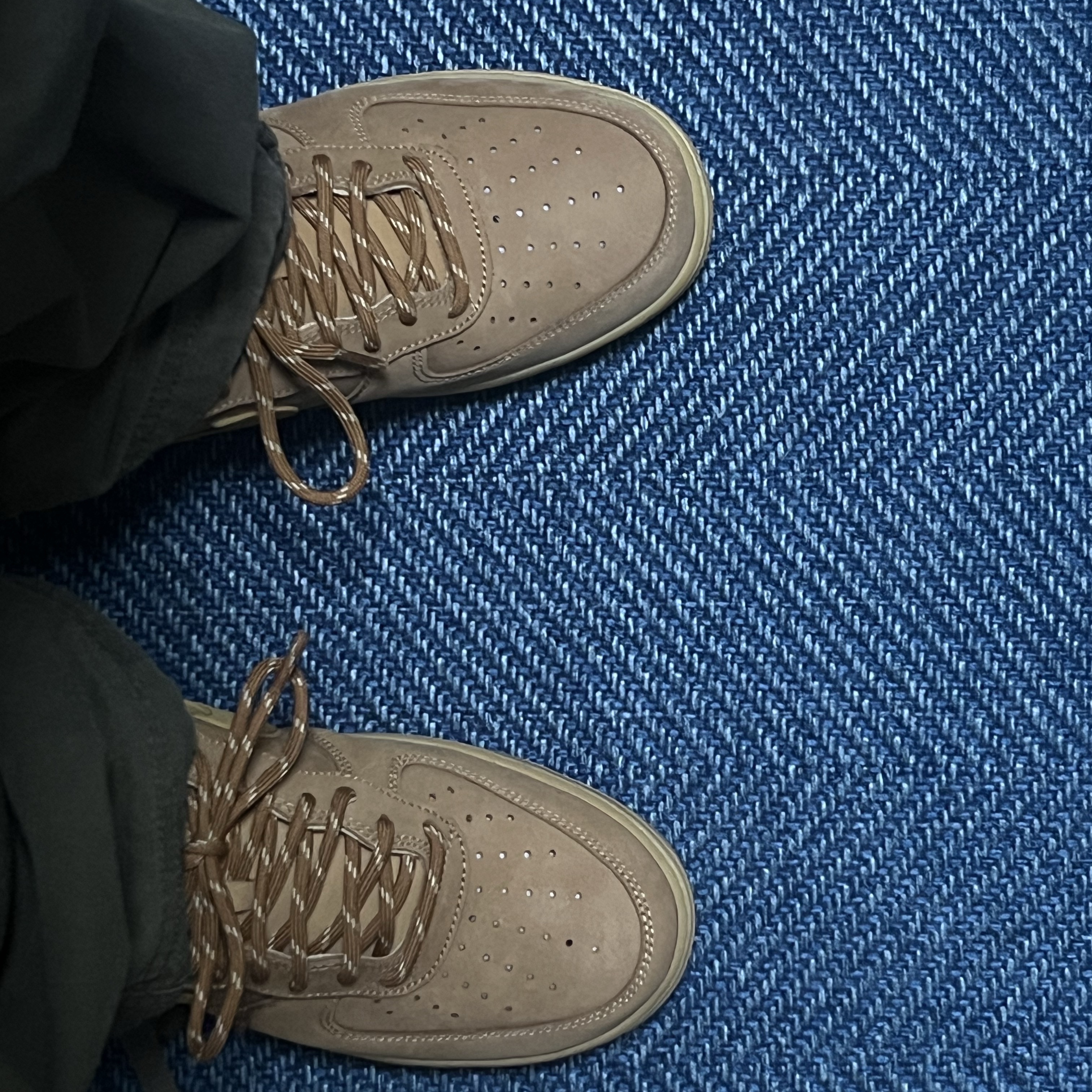 Nike Air Force 1 '07 WB Flax, Stussy Basic Stussy Zip Hoodie Ash Heather 2023 착용 스타일 - 2