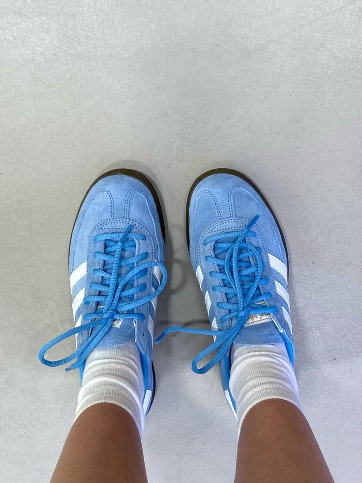 Adidas Spezial Handball Light Blue 착용 스타일