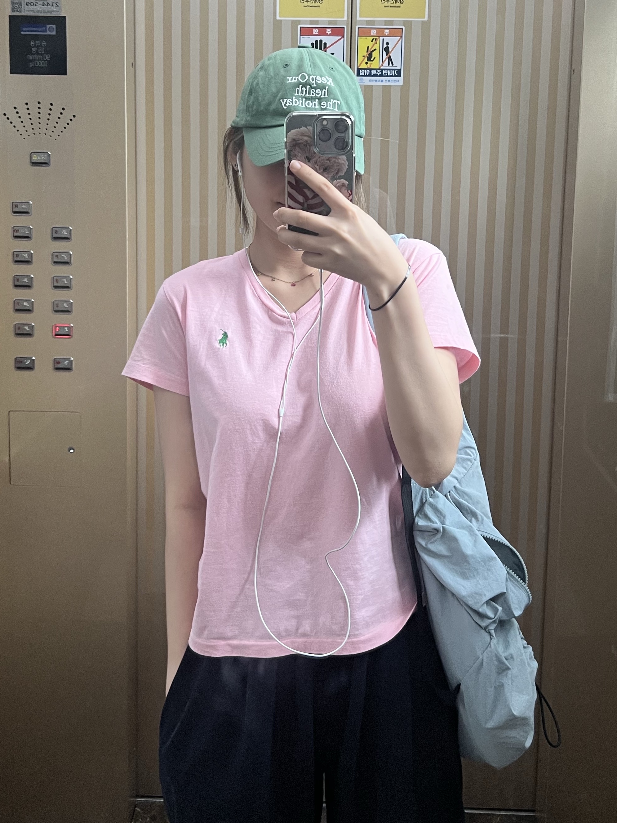 [30% 적립] Polo Ralph Lauren Cotton Chino Ball Cap Newport Navy 착용 스타일 - 3