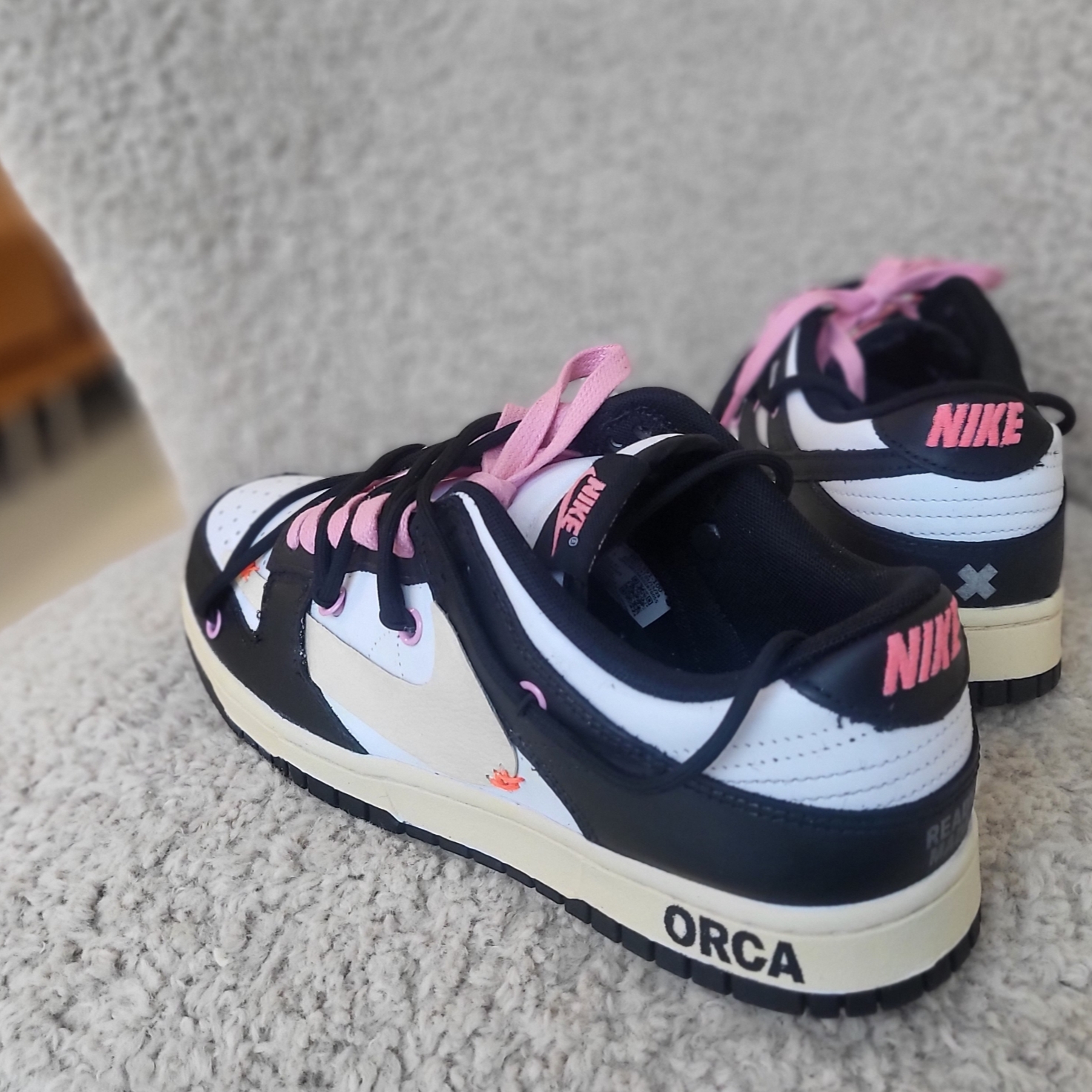 Nike Dunk Low Retro Black 착용 스타일 - 3