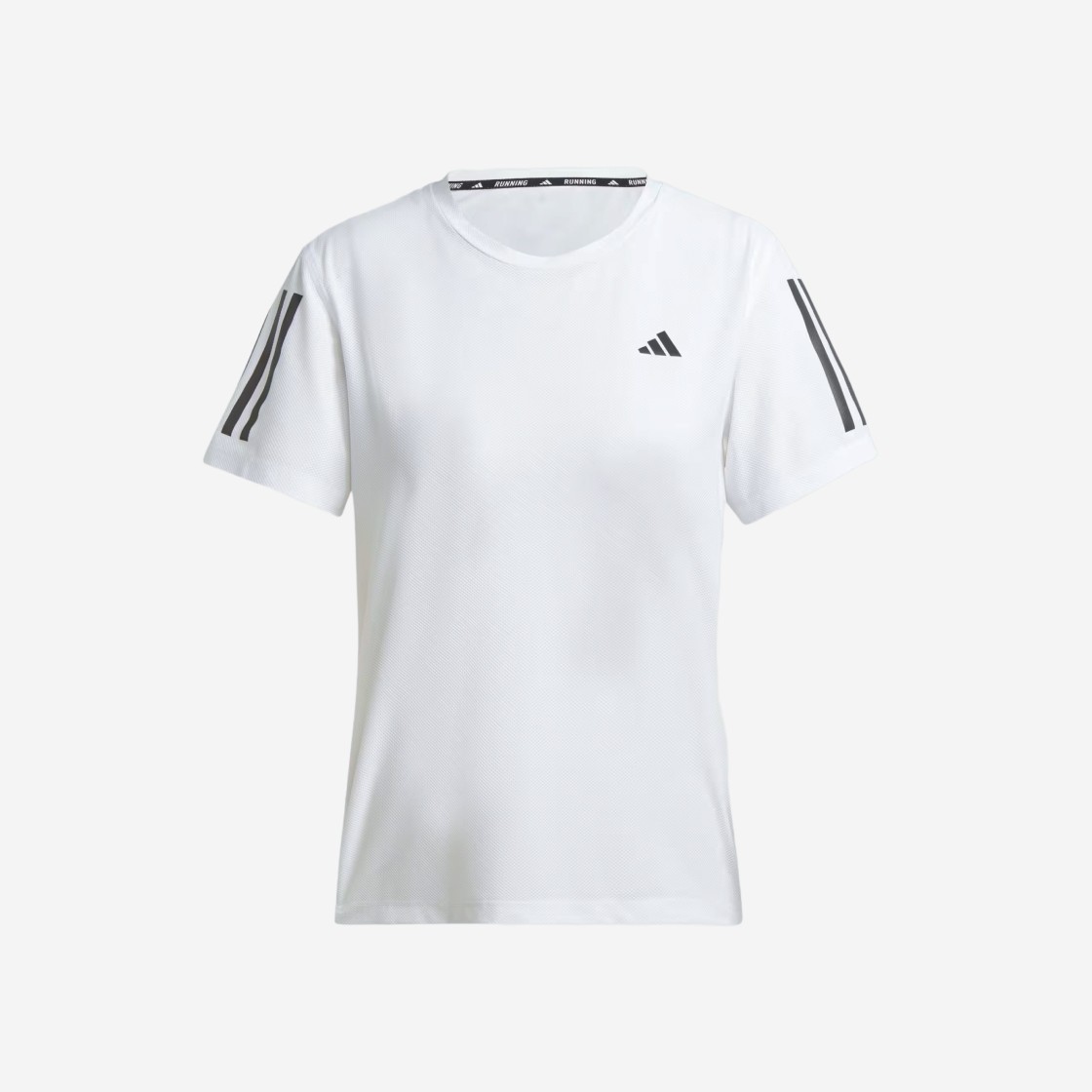 (W) Adidas Own The Run T-Shirt White - KR Sizing 상세 이미지 1