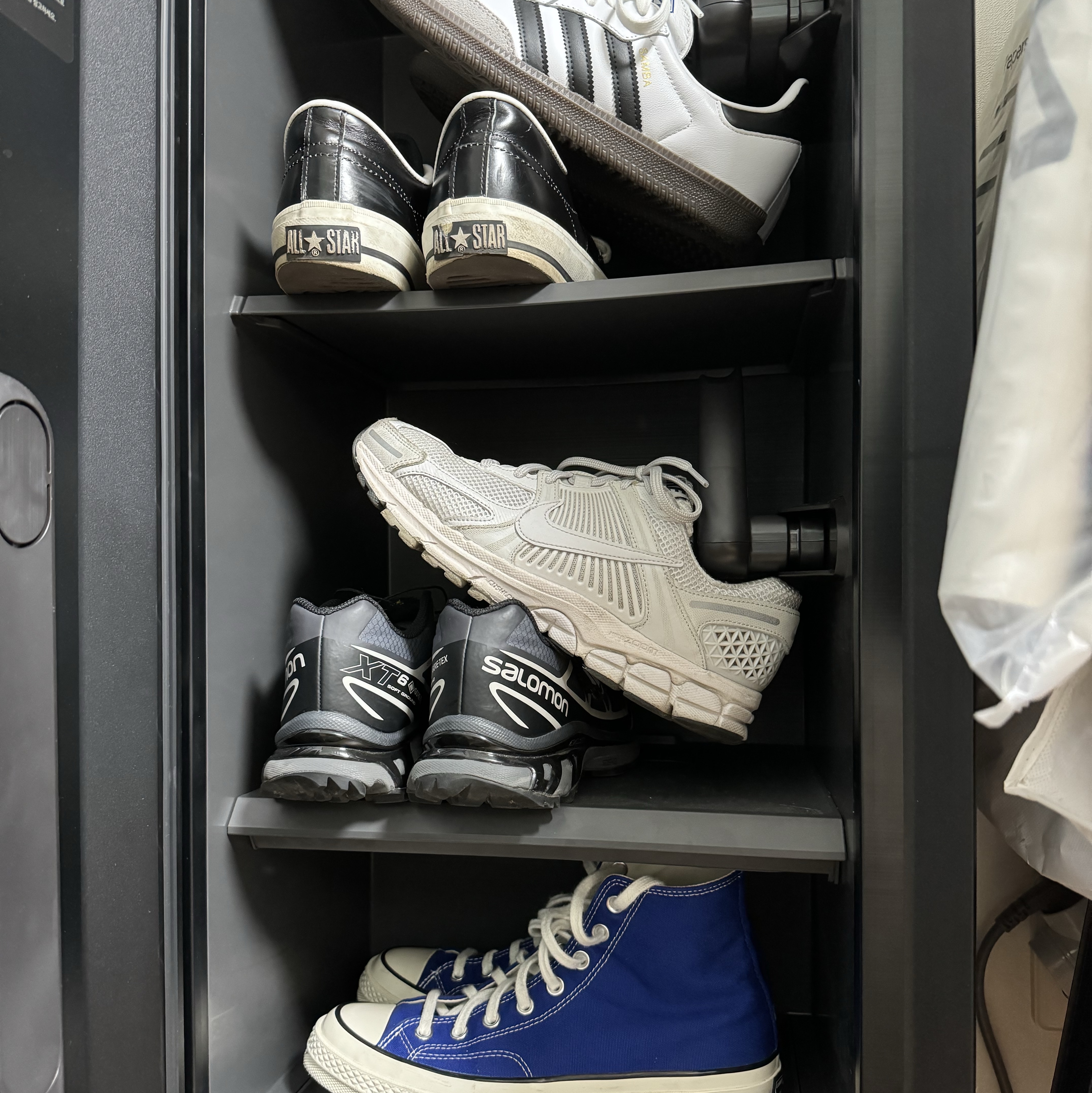 Adidas Samba OG Cloud White, Converse One Star Ox HanByeol Black 착용 스타일