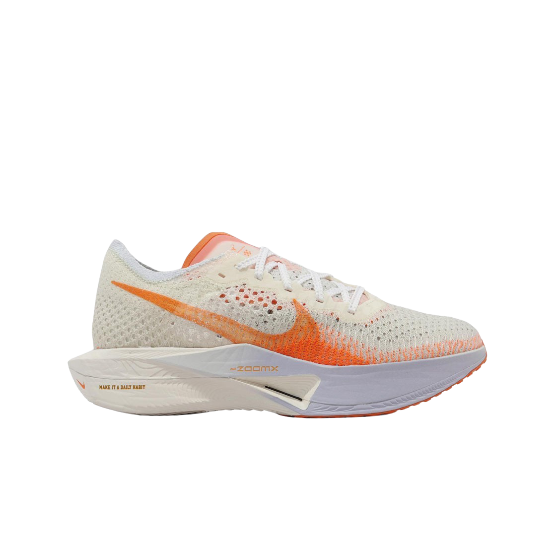 (W) 나이키 줌X 베이퍼플라이 넥스트% 3 코코넛 밀크 브라이트 만다린((W) Nike ZoomX Vaporfly Next% 3 Coconut Milk Bright Mandarin)